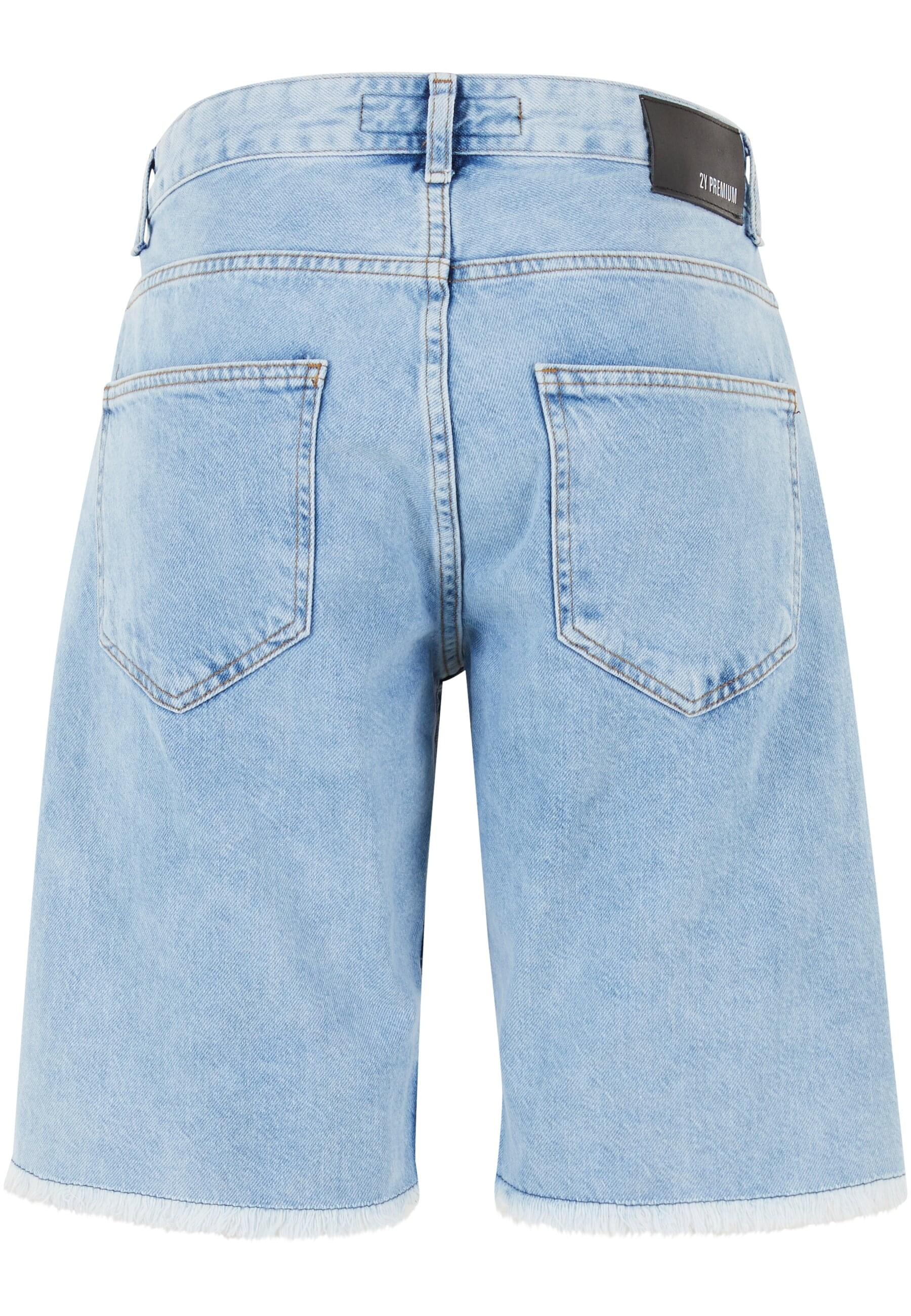 2Y Studios Shorts "2Y Studios Herren 2Y Destroyed Denim Shorts" günstig online kaufen