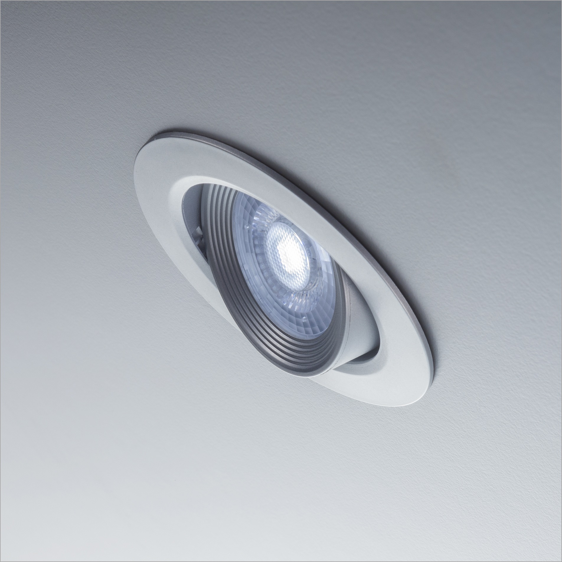 B.K.Licht LED Einbauleuchte »Alcor«, 5 flammig, Leuchtmittel LED-Board | LED fest integriert, LED Einbaustrahler, Spots, Strahler, Panel, flach, Einbauleuchte, 90mm