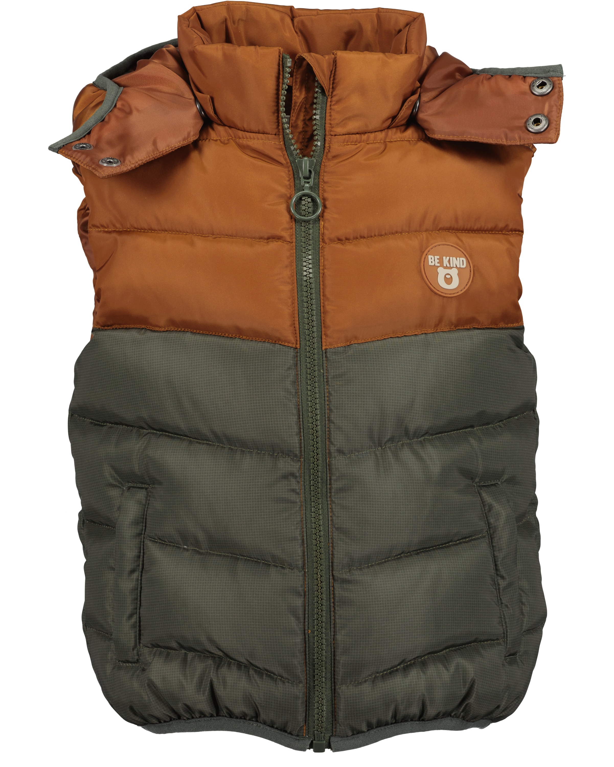 BLUE SEVEN Jungen Daunenweste "Blue Seven Outdoor Weste"8180, nuss, Basic, Gr. 104, 100% Polyester, Westen