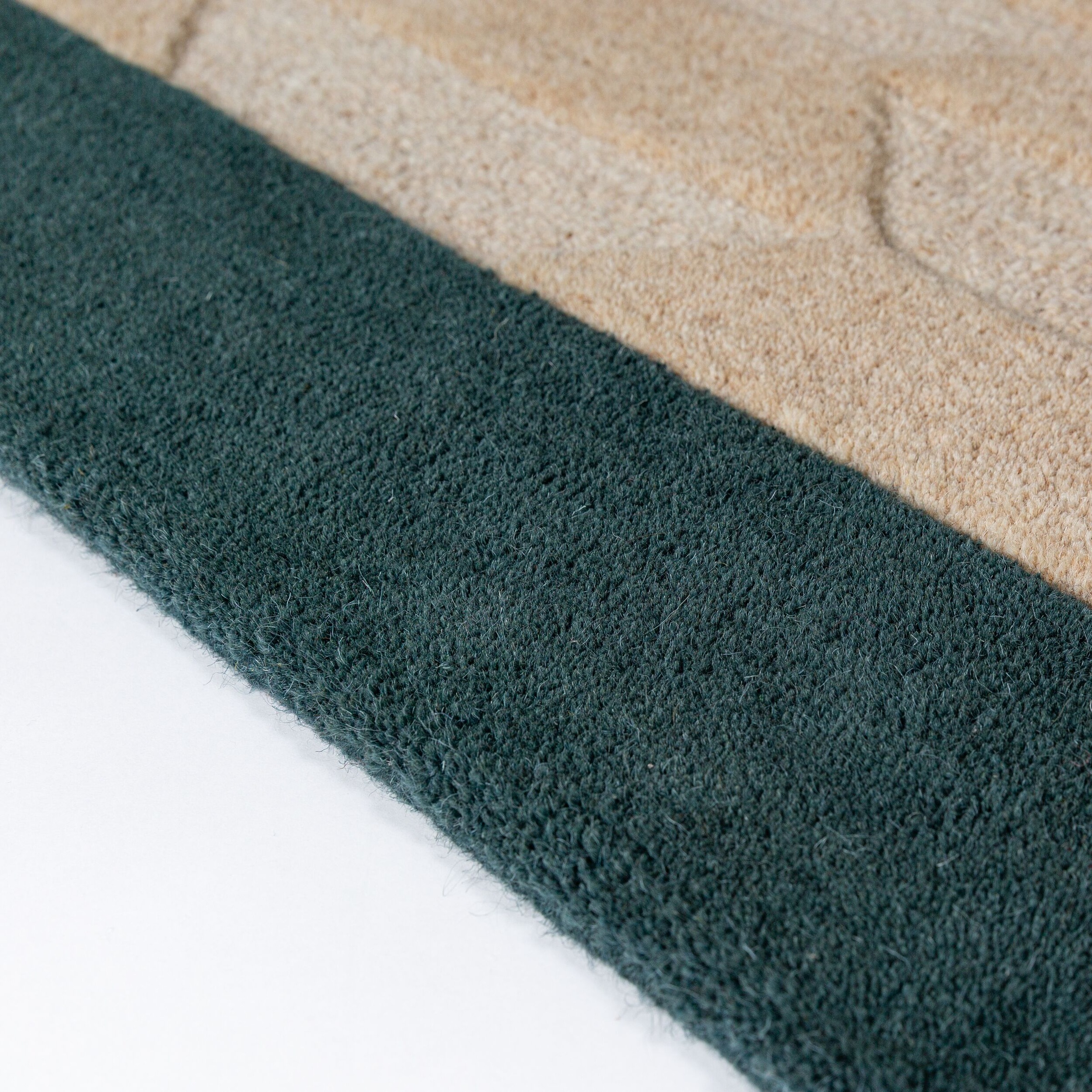 FLAIR RUGS Wollteppich »APEX« rechteckig 8 mm Höhe Handgetuftet aus 100 % Wolle mit einem Cut-and-Loop-Flor