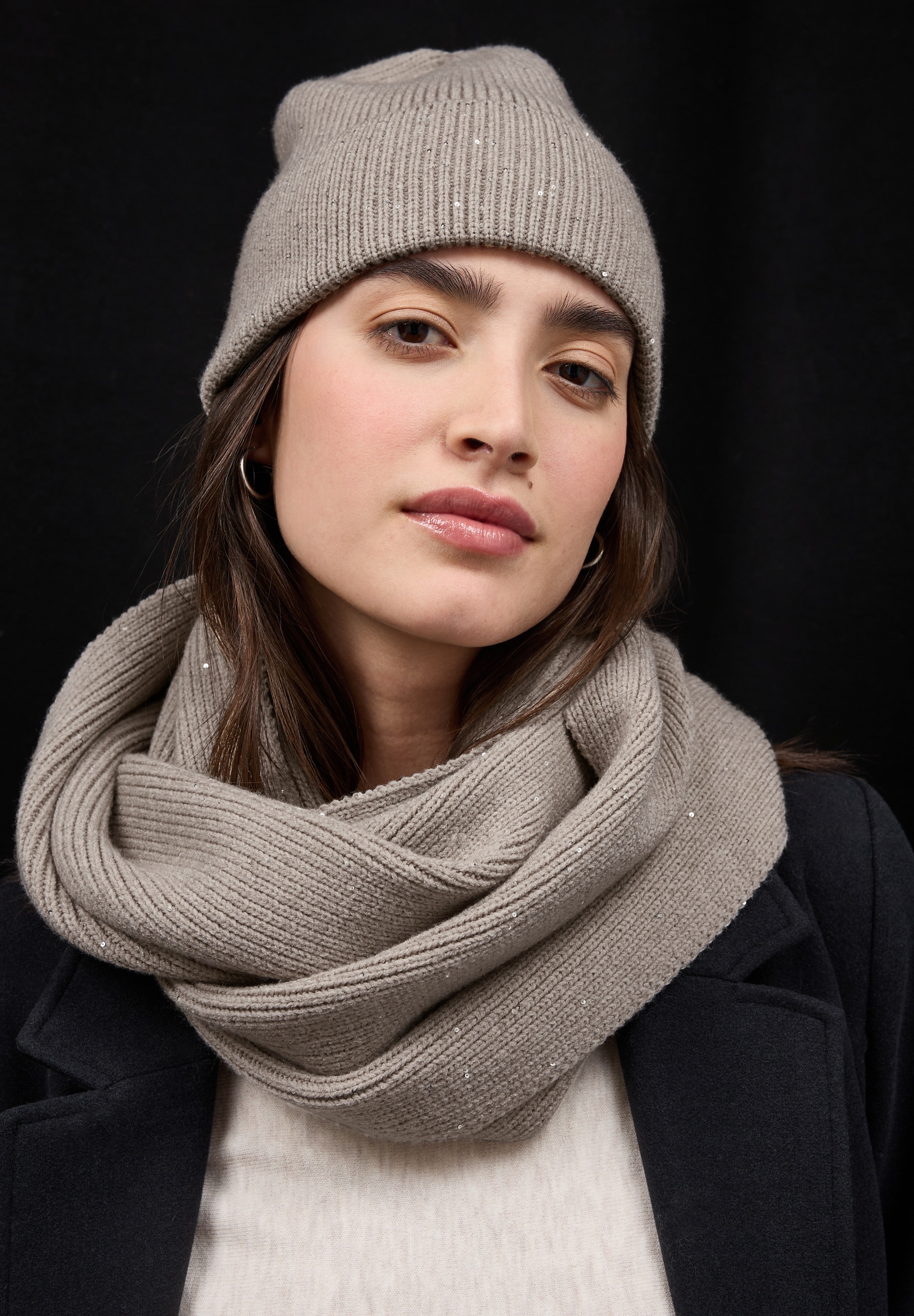 STREET ONE Loop aus softem Materialmix günstig online kaufen