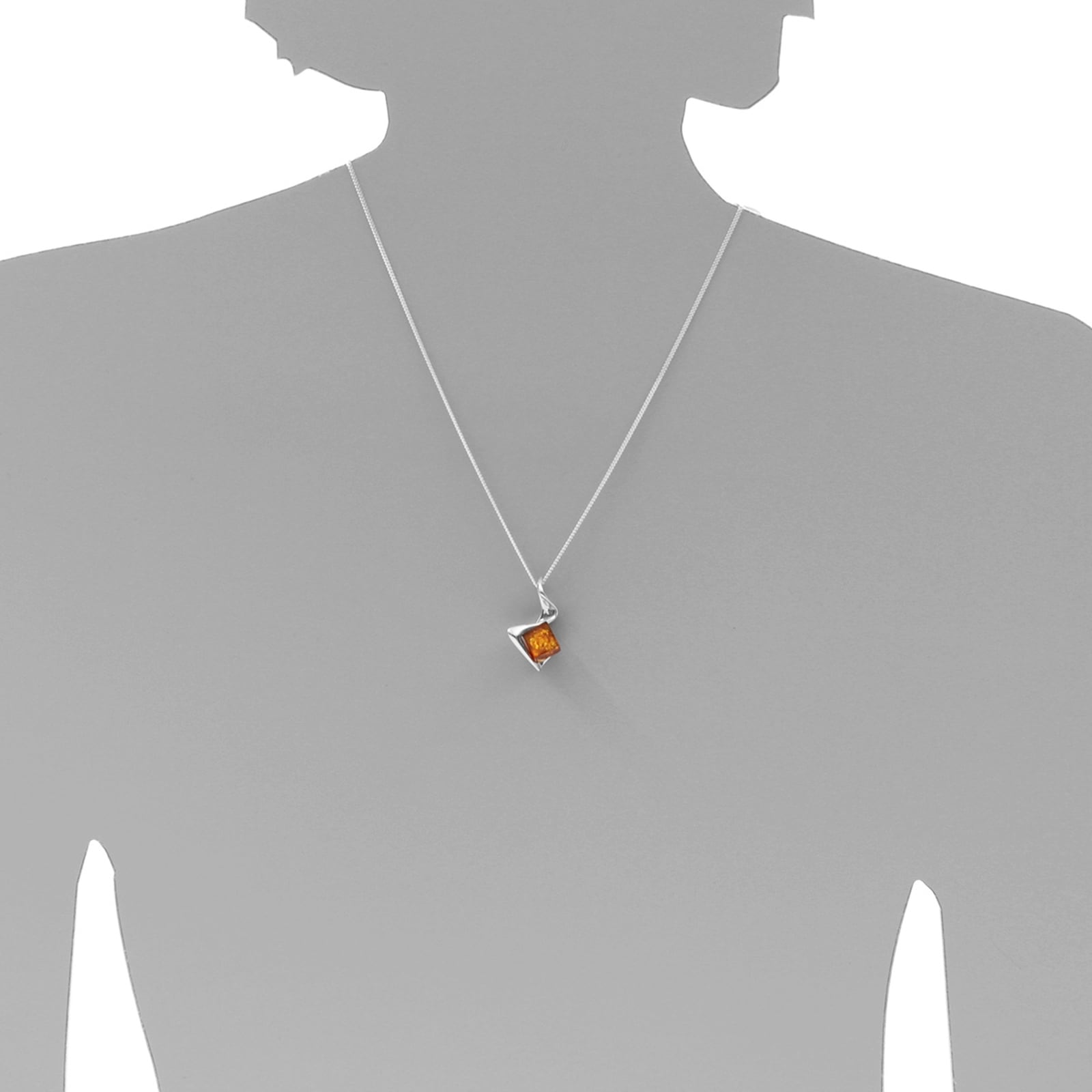 OSTSEE-SCHMUCK Kettenanhänger »- Amely - Silber 925/000 - Bernstein«