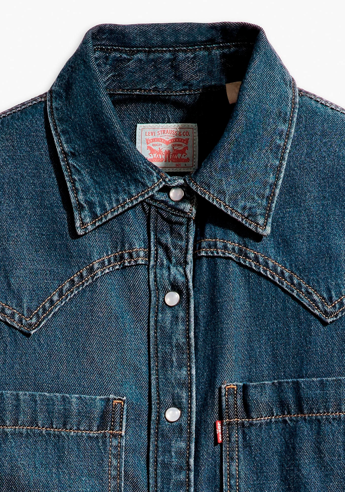 Levi's® Jeansbluse »TEODORA WESTERN SHIRT«, mit Druckknöpfen