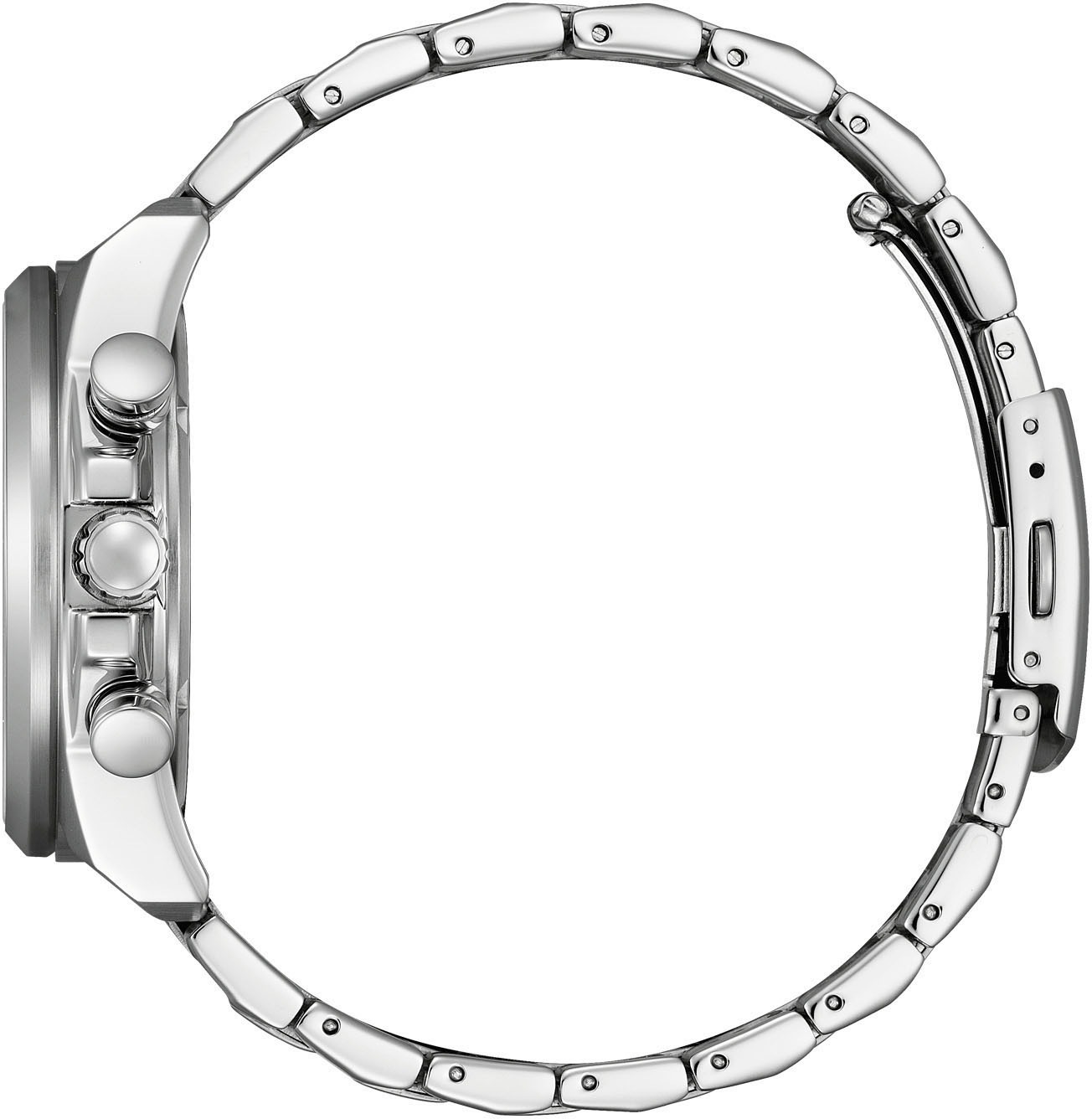 Citizen Chronograph, Armbanduhr, Solar, Herrenuhr, Edelstahlarmband, Datum, Stoppfunktion