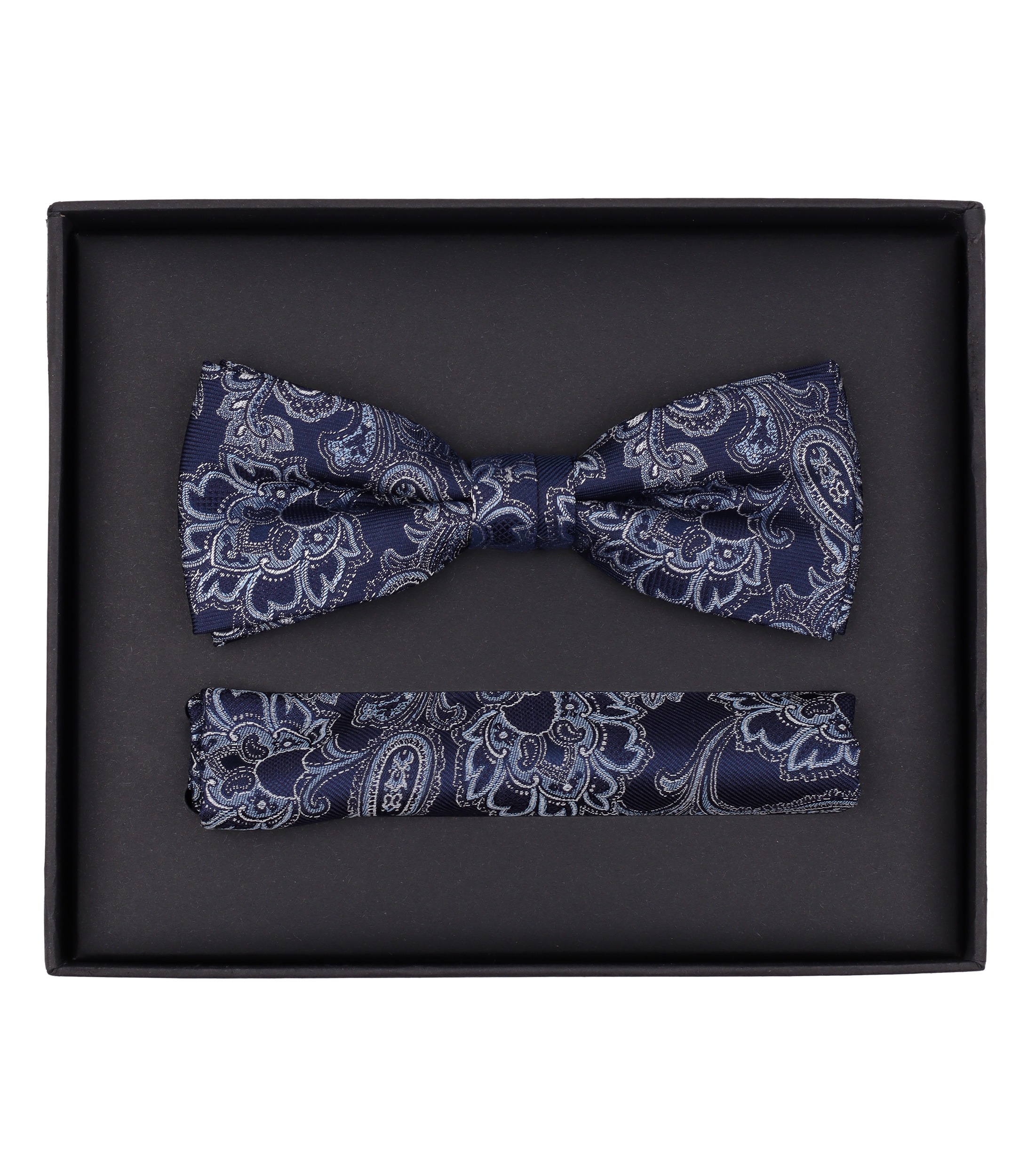 VENTI Herren Fliege "VENTI Accessoires gemustert", blau, 100% Seide, Fliegen