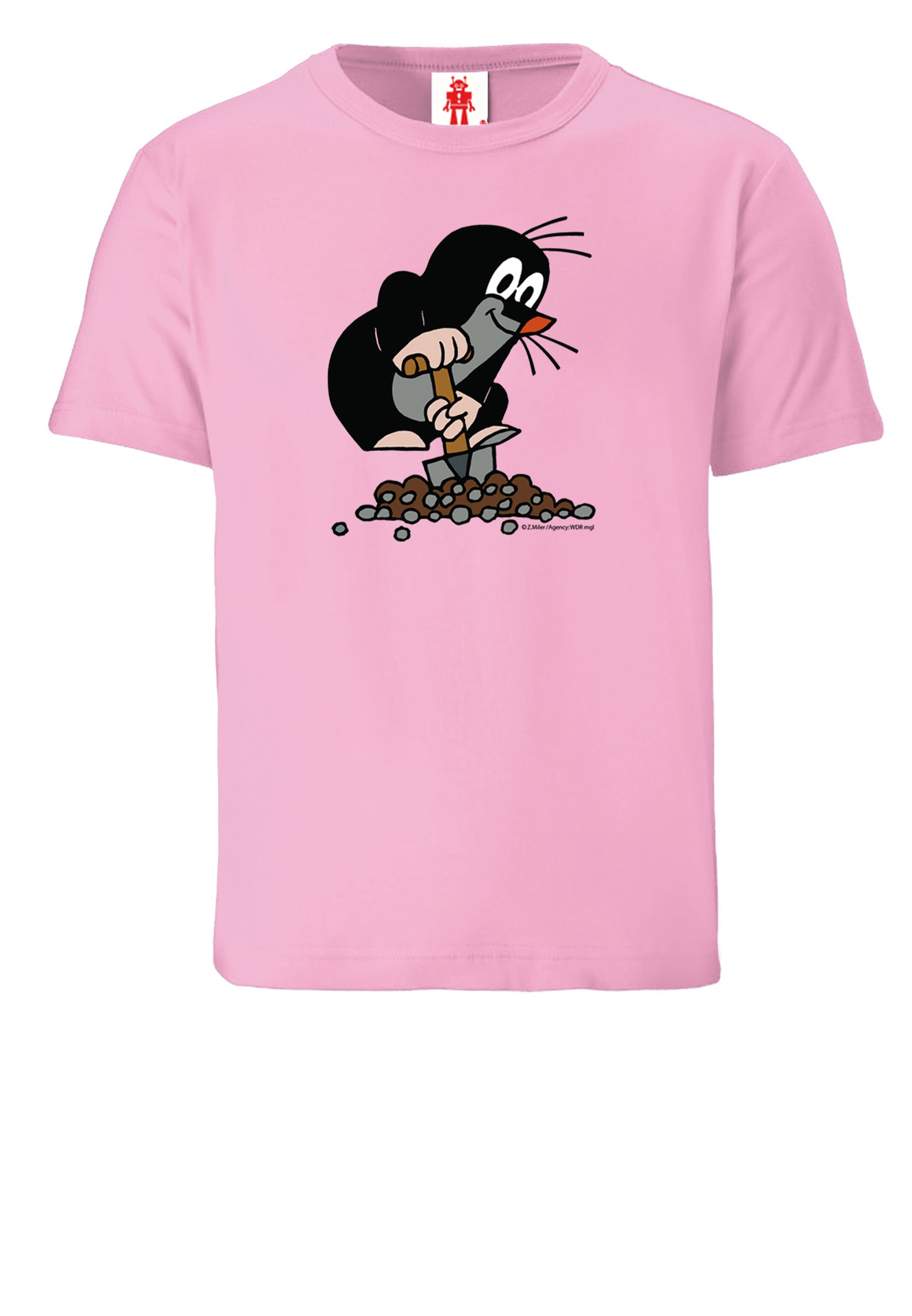 LOGOSHIRT T-Shirt »Der kleine Maulwurf«, mit coolem Print