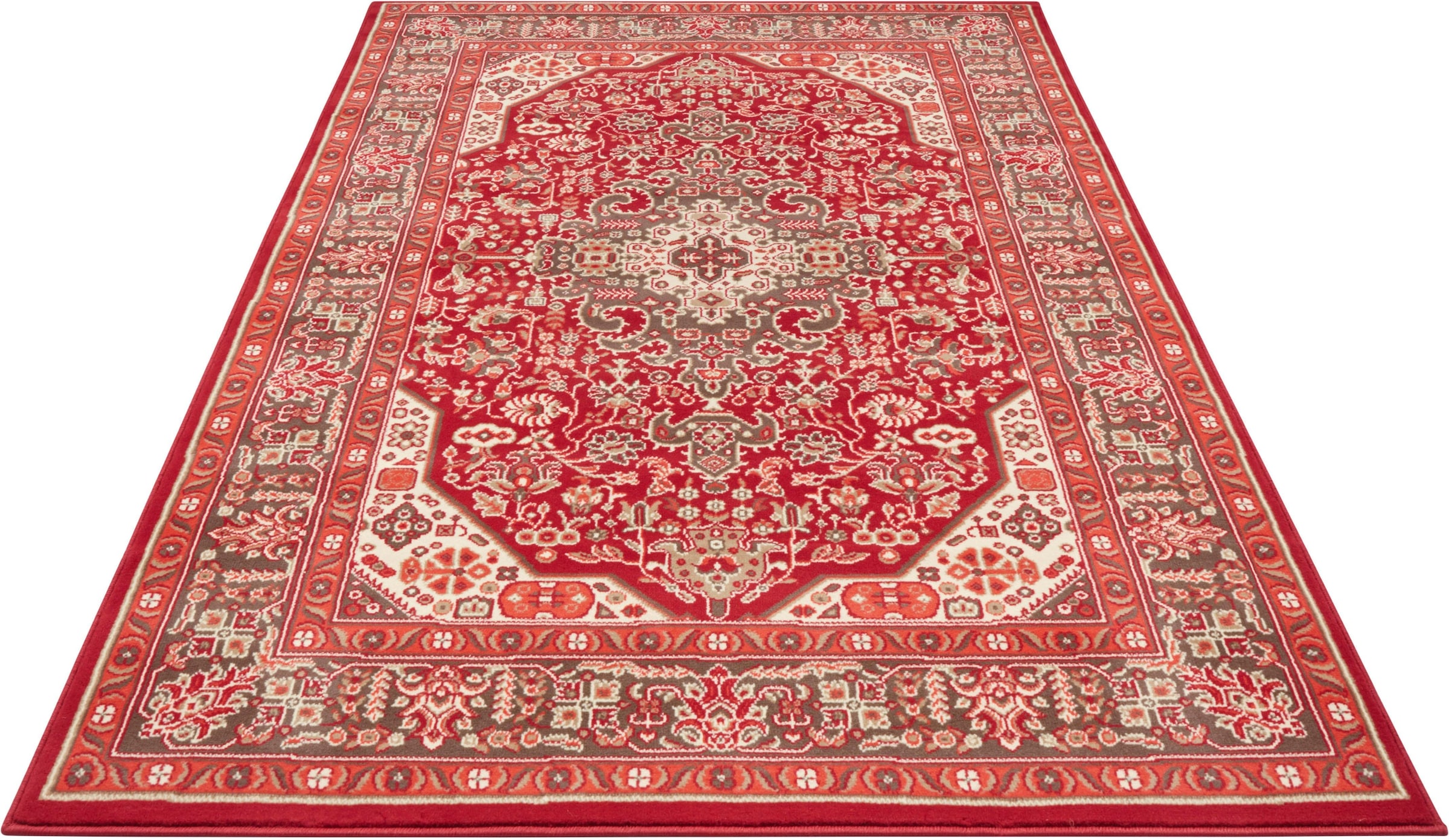 NOURISTAN Teppich »Skazar Isfahan«, rechteckig, Kurzflor, Orient, Teppich, Vintage, Esszimmer, Wohnzimmer, Flur