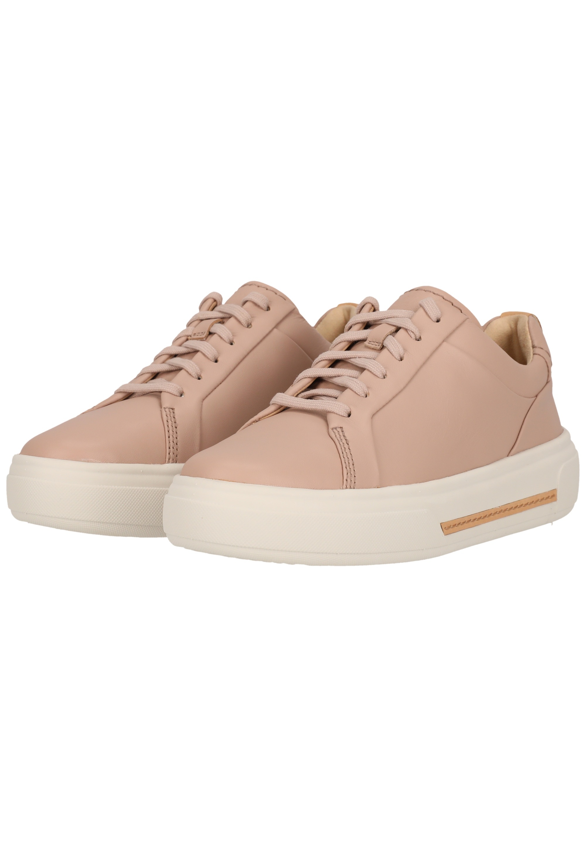 Clarks Sneaker »Hollyhock Walk Rose Leather«  mit gepolstertem Fußbett