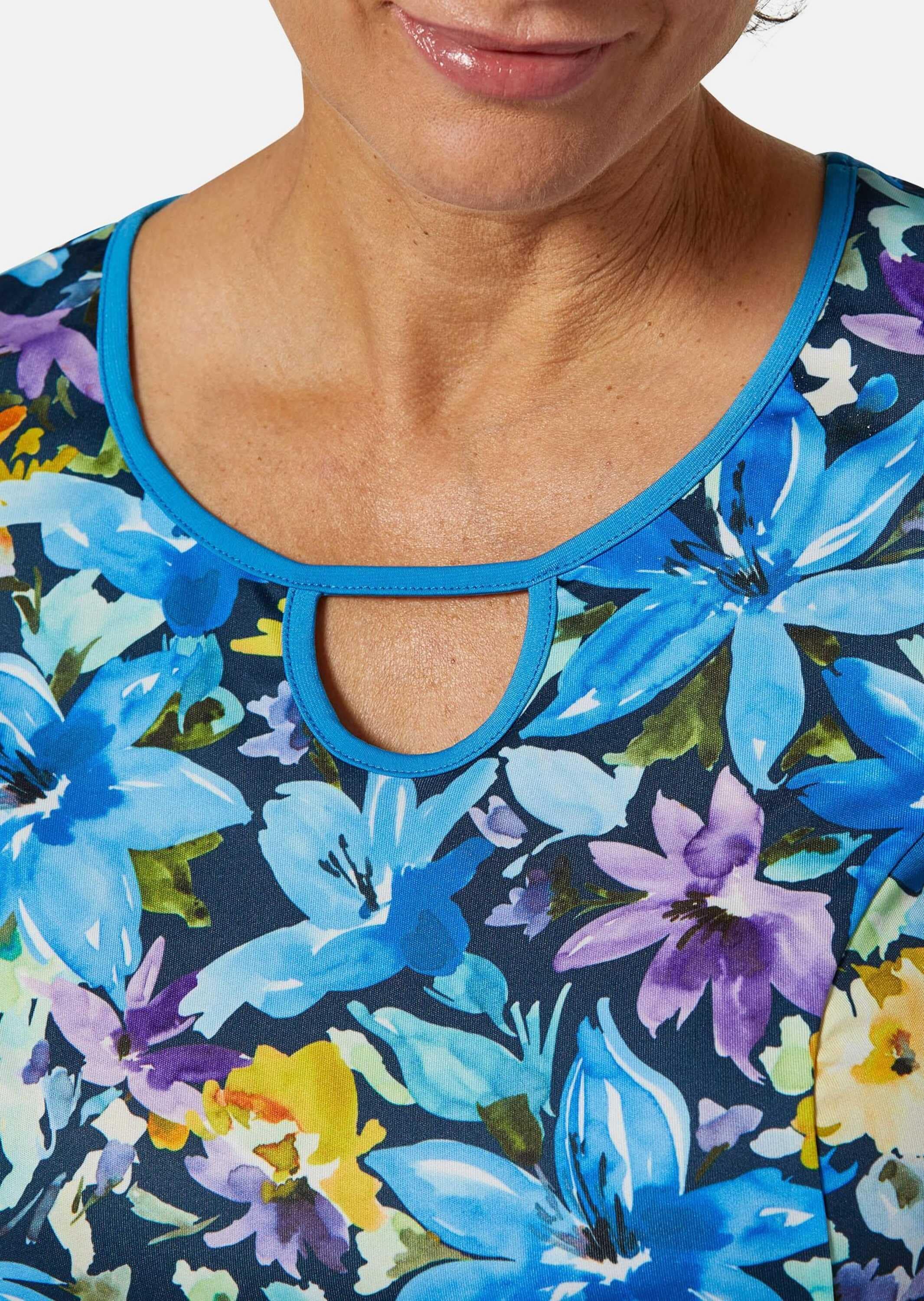 GOLDNER Sommerkleid »Freizeitkleid Freizeitkleid mit hochwertigem Druck«