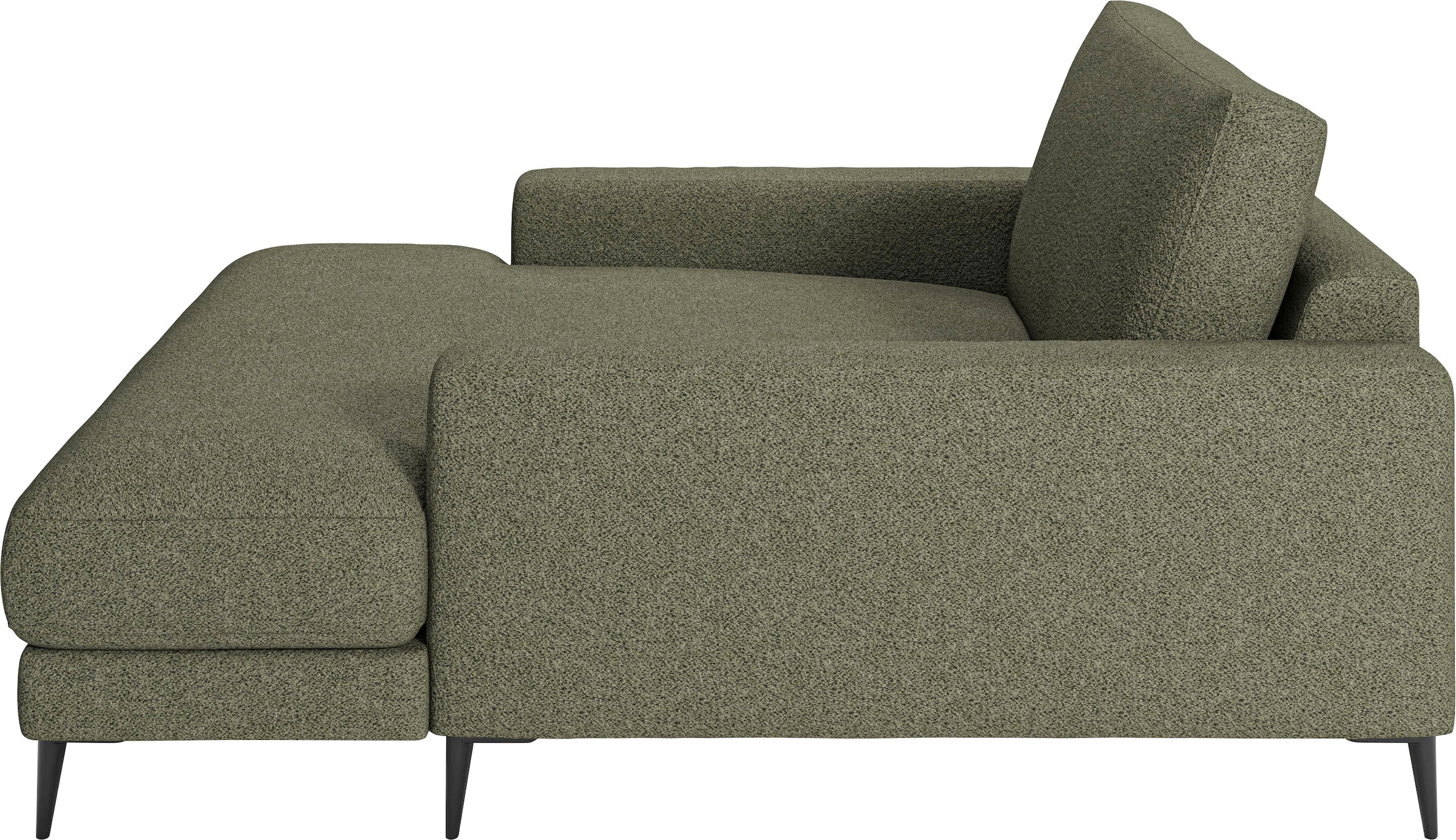 INOSIGN Chaiselongue »Downtown Loungemöbel zum Relaxen, B/T/H: 132/170/84 cm«, auch in Bouclé, Cord und Easy care - leicht mir Wasser zu reinigen