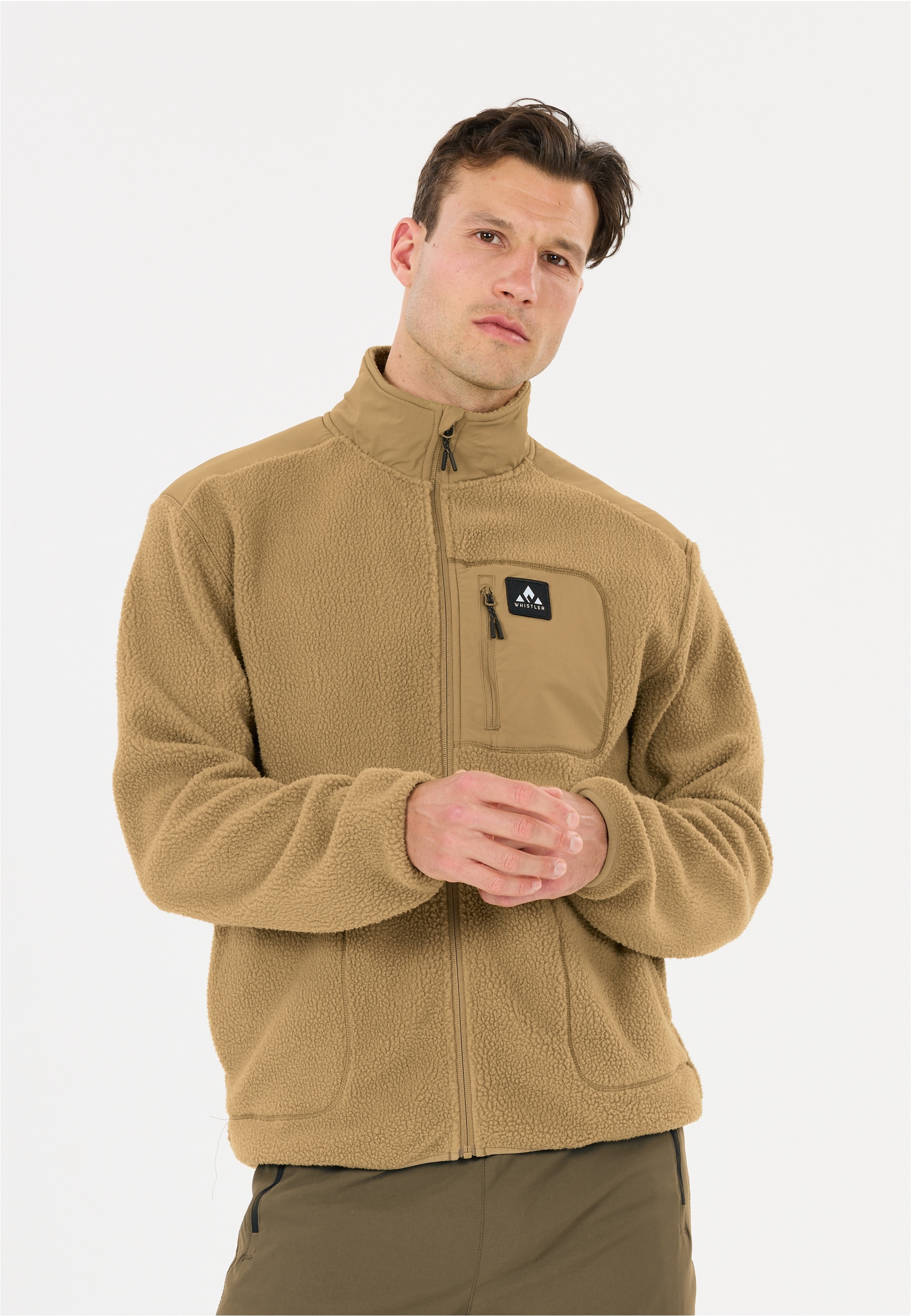 WHISTLER Fleecejacke »Felis« aus weichem Teddyfleece mit flachen Nähten