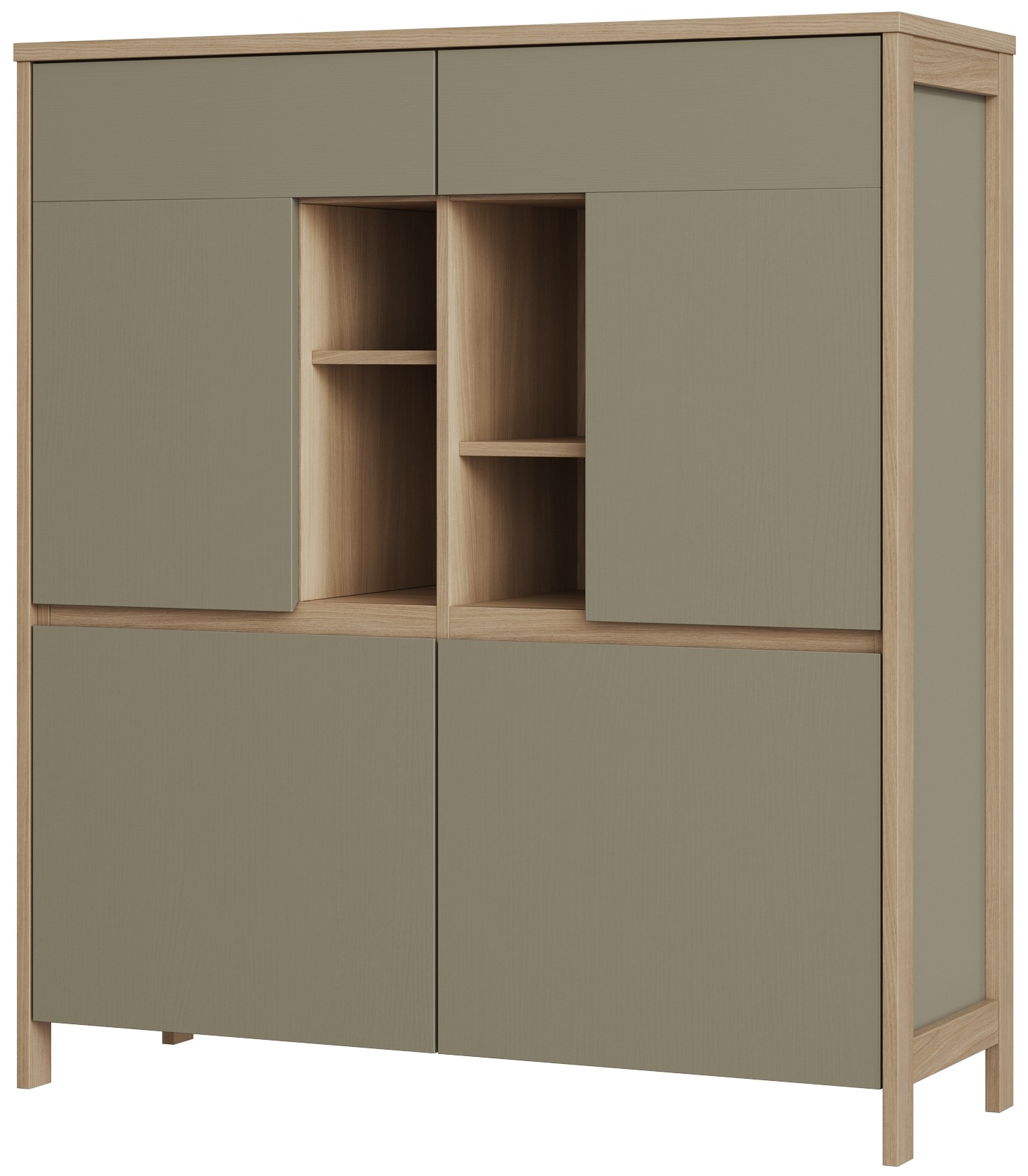 Home affaire Highboard "Stranda, moderner Schrank, Stauraumelement im Scand günstig online kaufen