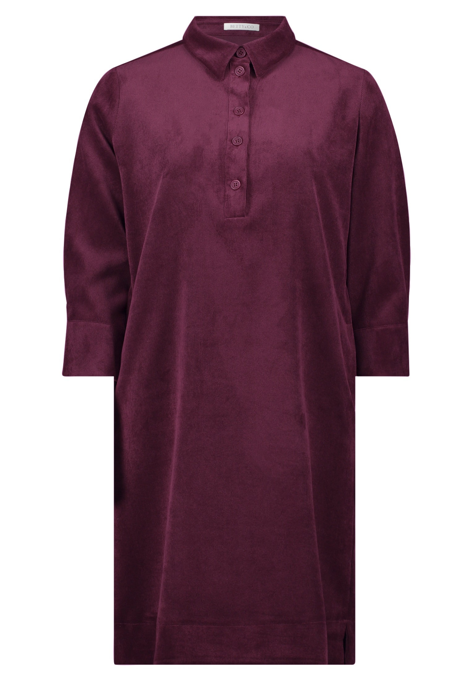 Betty&Co Druckkleid "Betty & Co Damen Casual-Kleid mit Kragen" günstig online kaufen