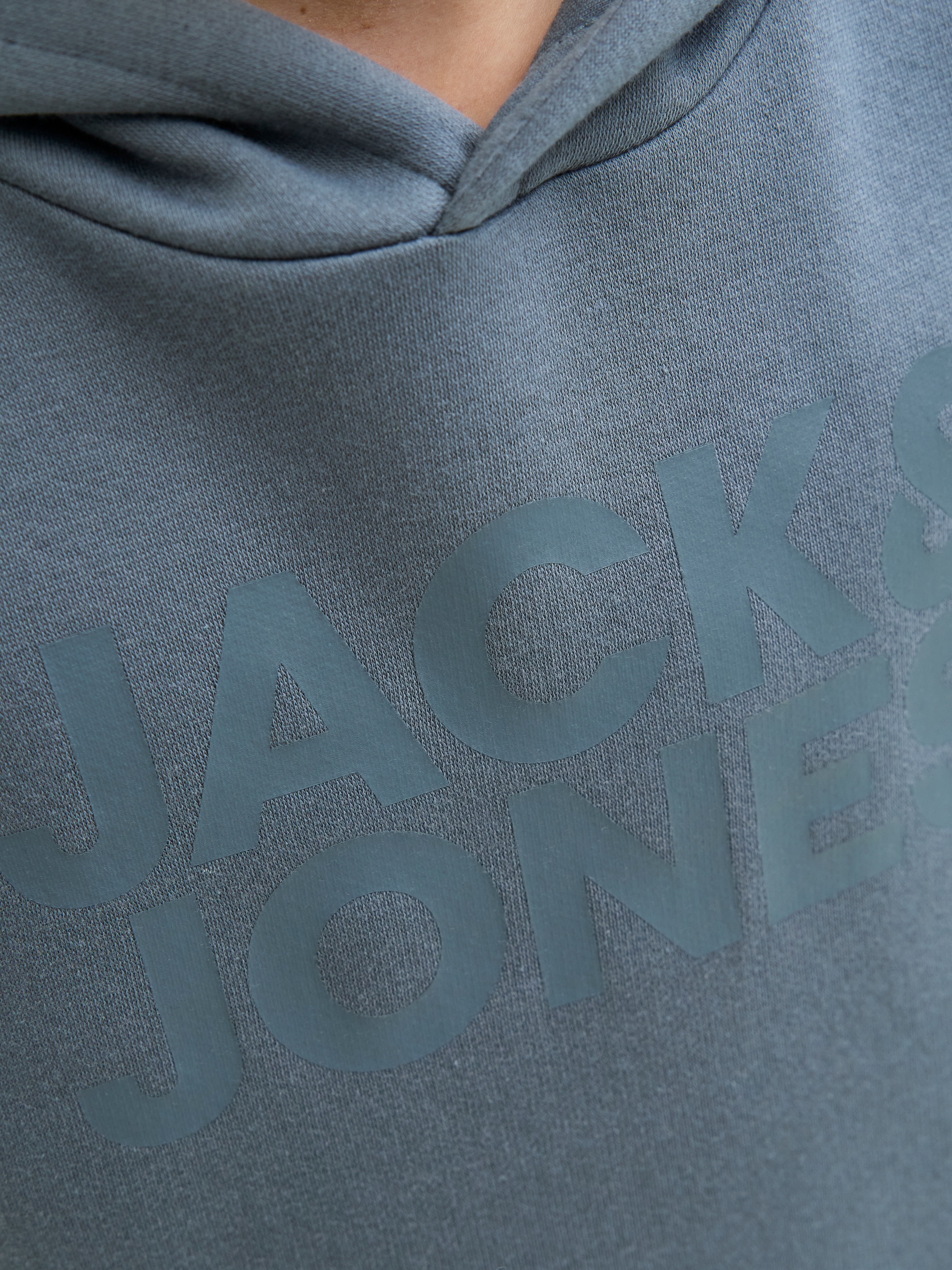 Jack & Jones Junior Kapuzensweatshirt »JJECORP mit Druck, Kängurutasche, pflegeleicht«, bedruckt, modisch, regular fit, Rundhals