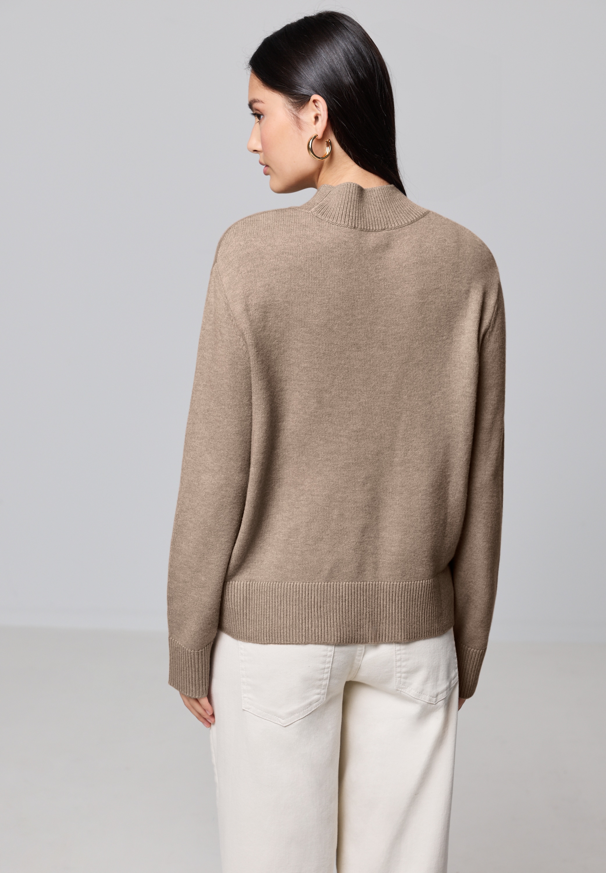 STREET ONE STUDIO Strickpullover, Feinstrick