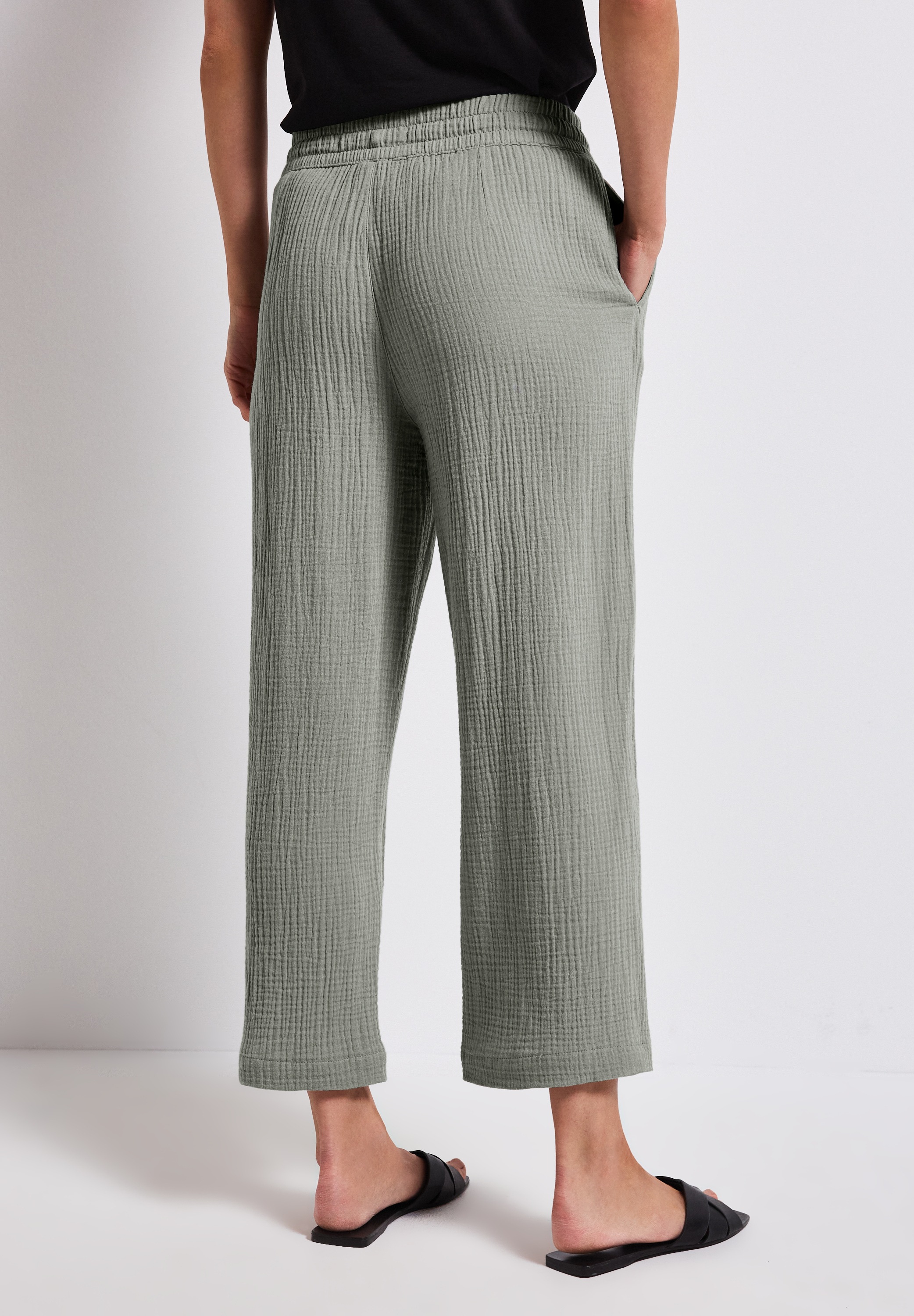 STREET ONE Stoffhose, High Waist günstig online kaufen