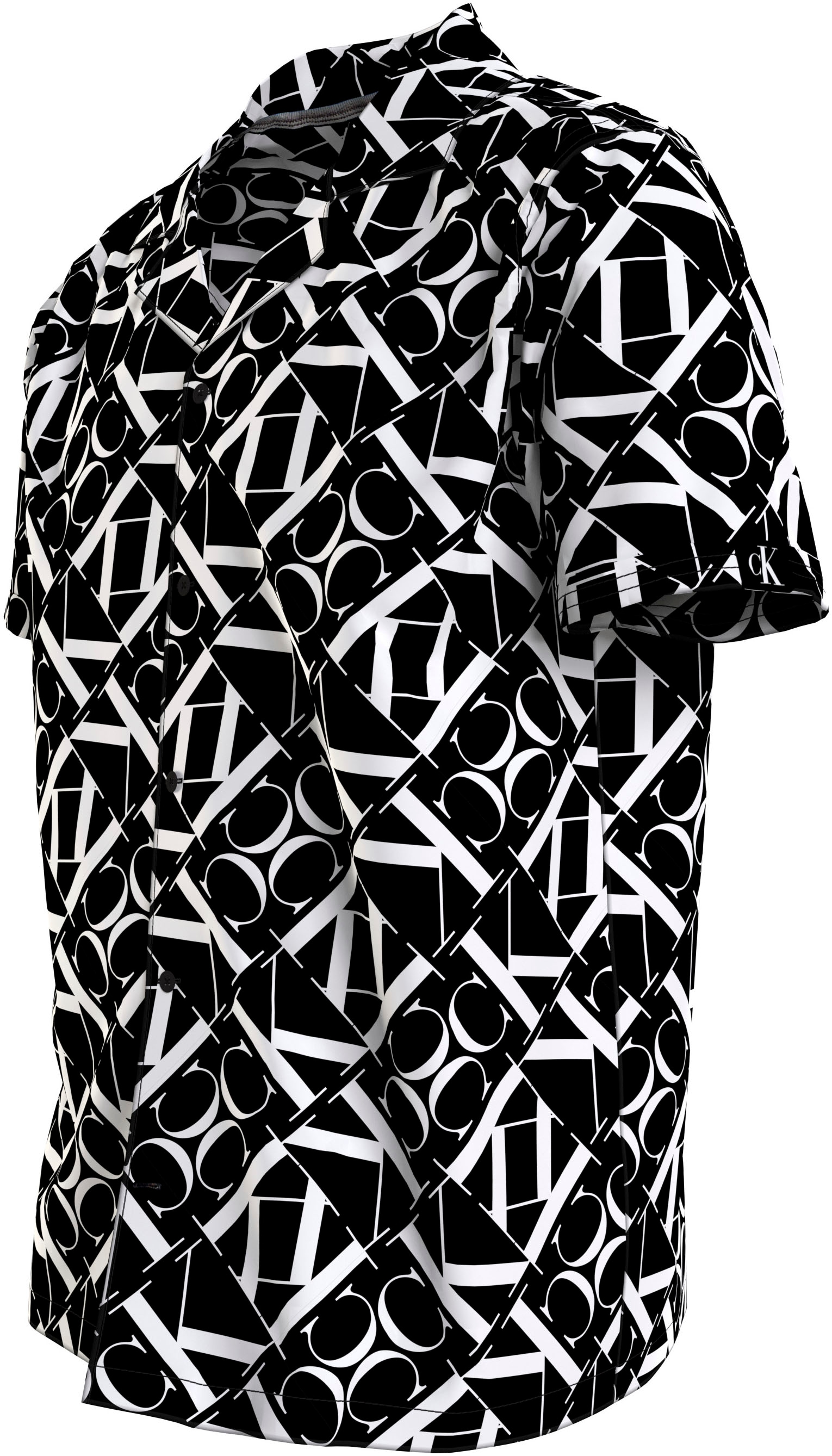 Calvin Klein Swimwear Kurzarmhemd »RESORT SHIRT-PRINT«, mit Allover-Muster