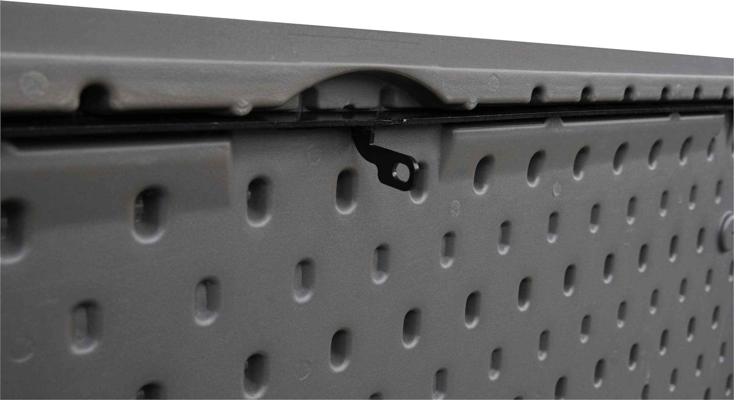 WESTMANN Kissenbox »Kunststoff-Gartenbox XXL Silva 570l, Anthrazit« 74x150x66cm, stabile und wetterfeste Konstruktion aus Kunststoff
