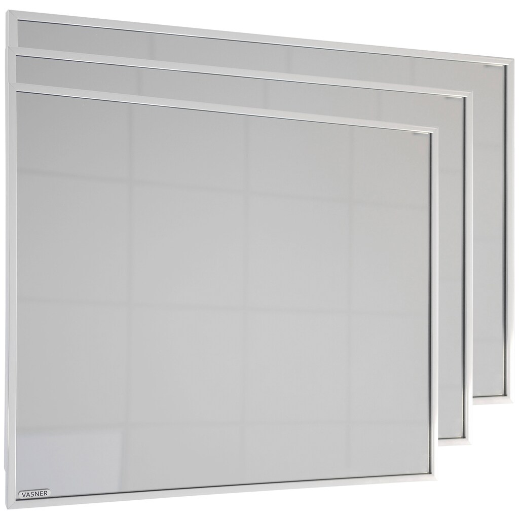 Vasner Infrarotheizung »Zipris S 400«, 400 W, Spiegelheizung mit Chrom-Rahmen