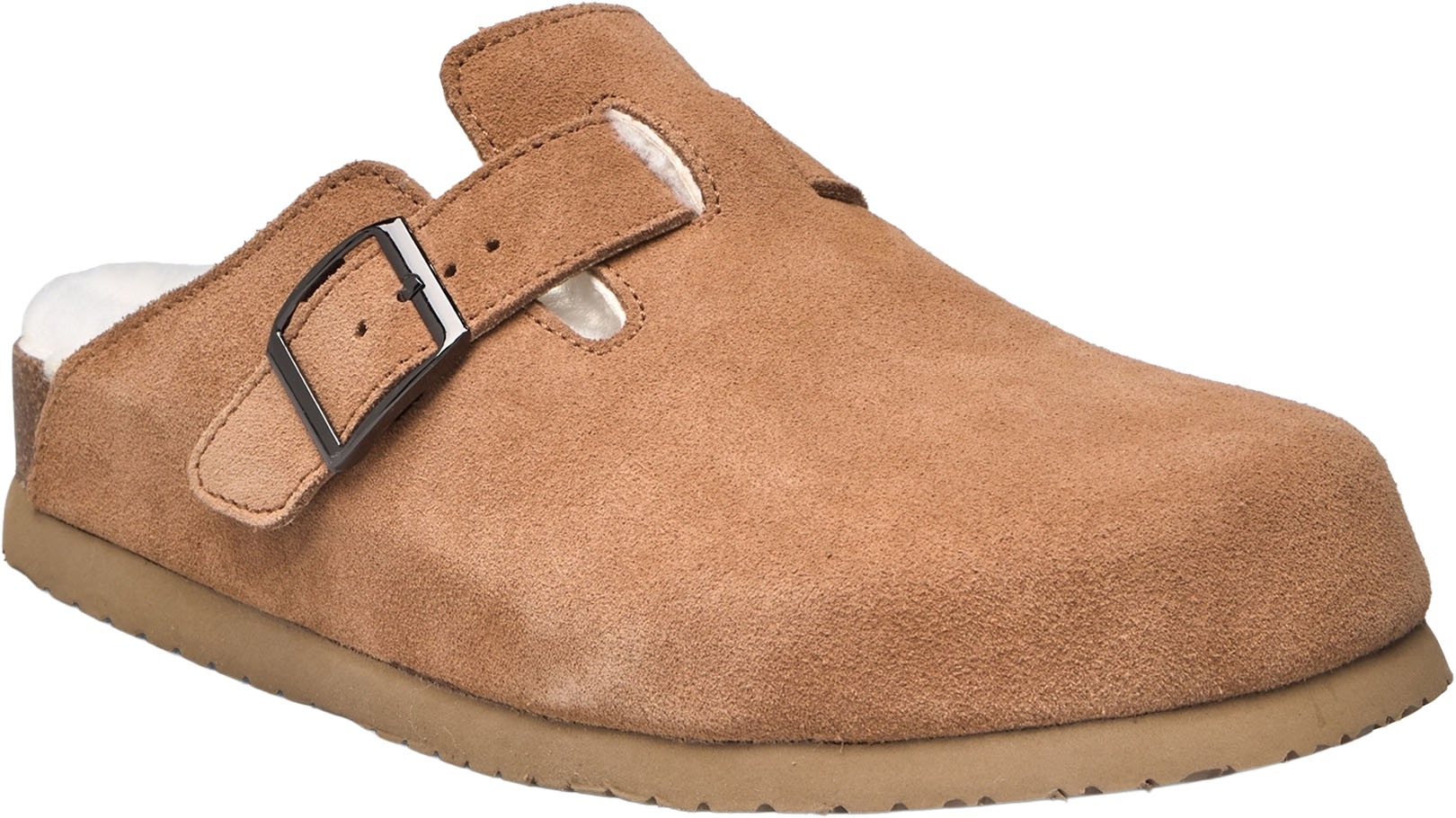 rosemunde Hausschuh "Evelyn Leather Sandals" wärmend, mit Memory-Foam, weic günstig online kaufen