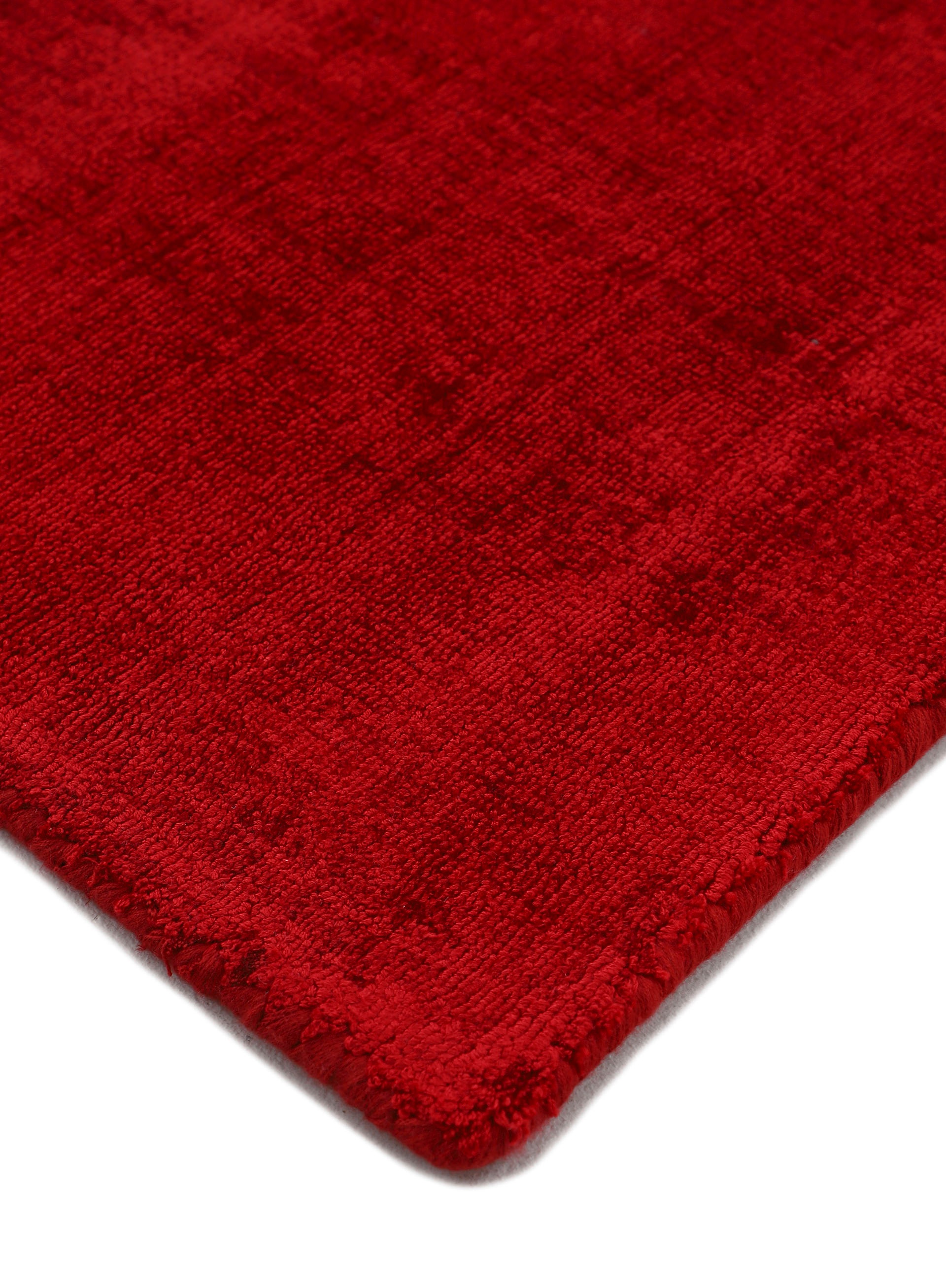 Teppich CARPETFINE "Ava Viskoseteppich", rot, B:140cm H:13mm L:200cm, Viskose, Teppiche, Teppich, Seidenoptik, leichter Glanz, auch als Läufer erhältlich 3