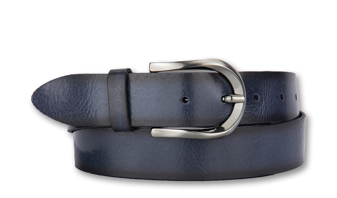 BERND GÖTZ Ledergürtel "Ledergürtel mit Silberschließe und dekorativen Scha günstig online kaufen