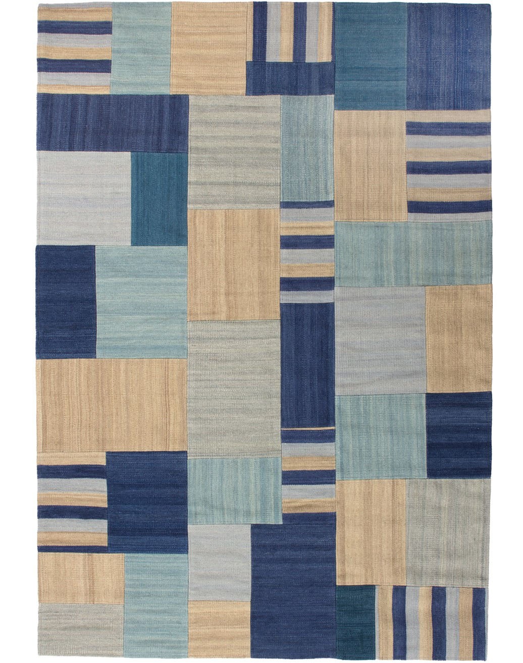 Kayoom Teppich »Radical 315«, rechteckig, 15 mm Höhe, Handgewebter Jacquard Kilim, hochwertige Materialmischung.