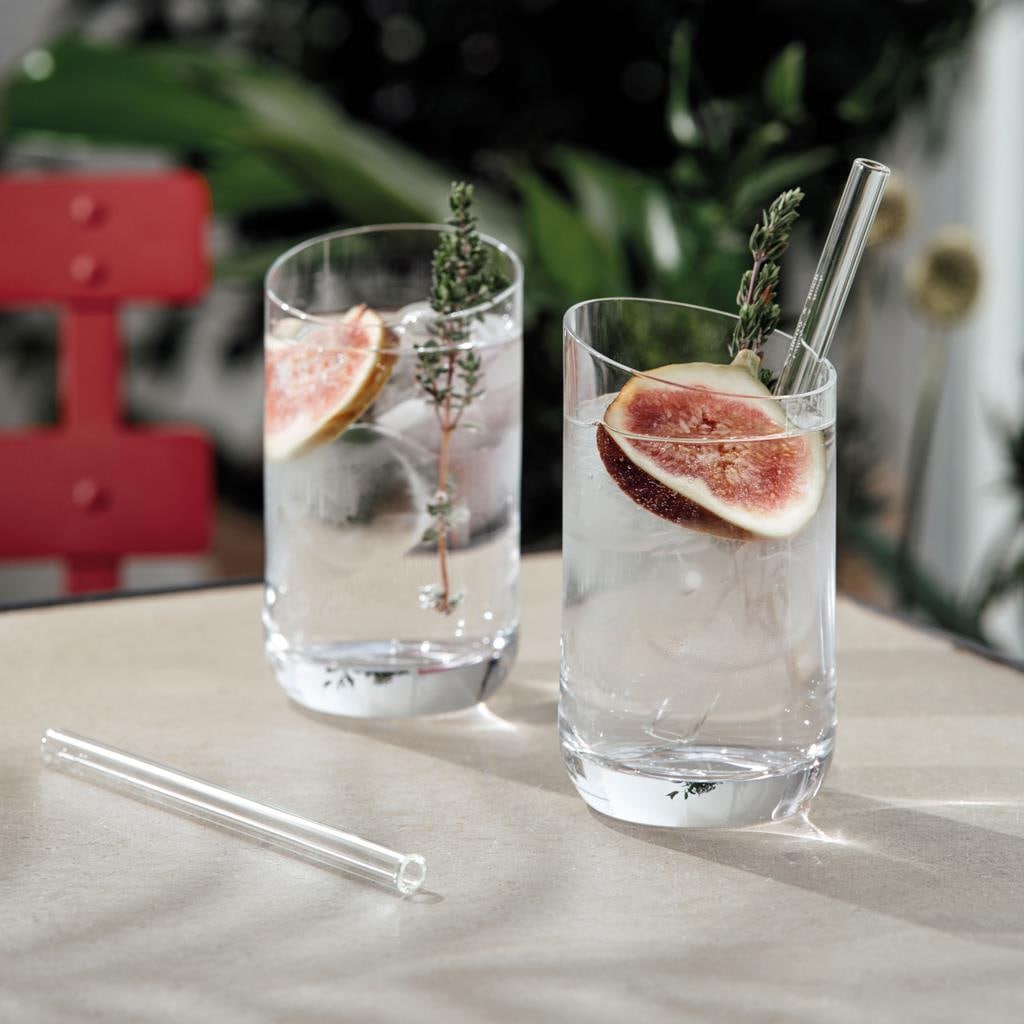 Villeroy & Boch Trinkhalme »Glas Trinkhalme Purismo Bar 15 cm 4er Set transparent«