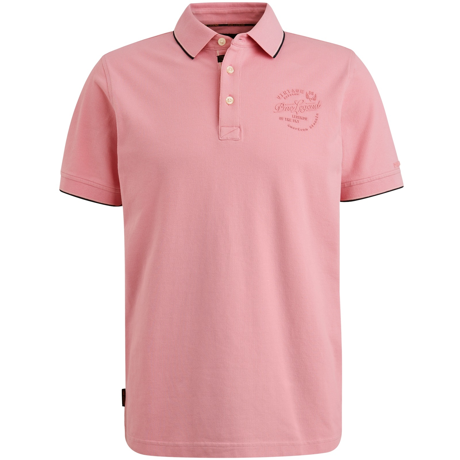PME LEGEND Poloshirt »Short sleeve polo stretch pique package«, mit Schriftzug