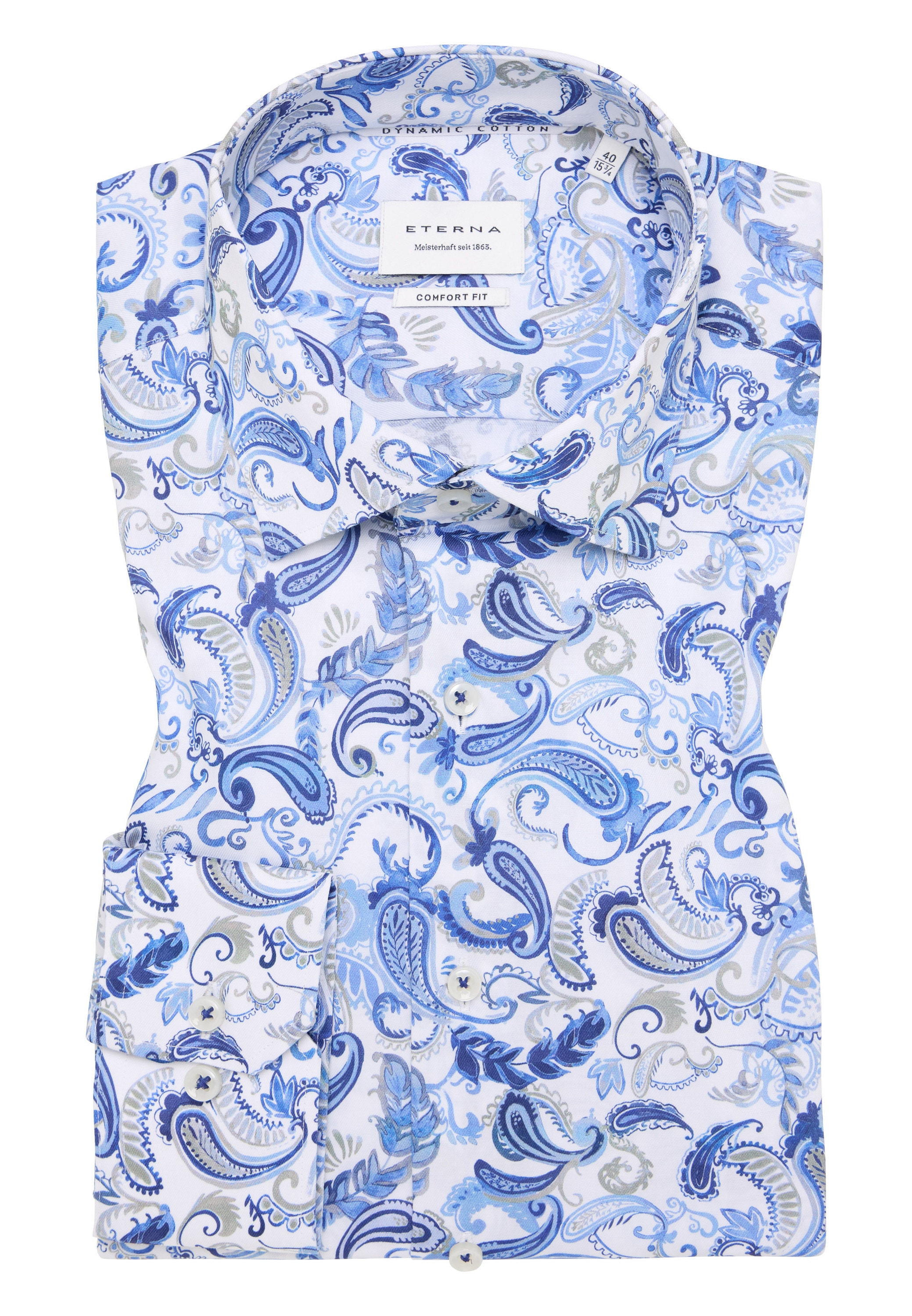 Eterna Langarmhemd »COMFORT FIT«, NON IRON (bügelfrei)