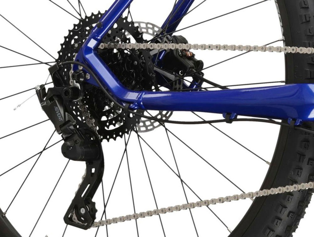 Kross E-Bike »E-MTB Hexagon Boost 5.0 29 Zoll blau«, 9 Gang, microSHIFT, ADVENT M6195, Mittelmotor 250 W
