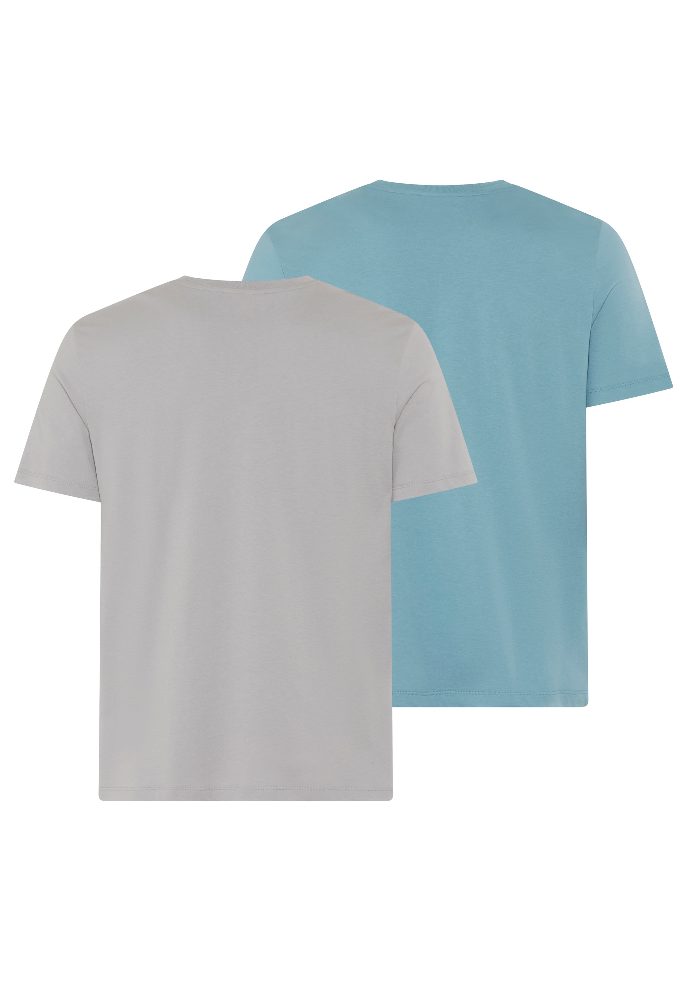 Calvin Klein Jeans T-Shirt »SS BADGE TEE 2 PACK«, (Packung, 2er-Pack), Mit Rundhalsausschnitt