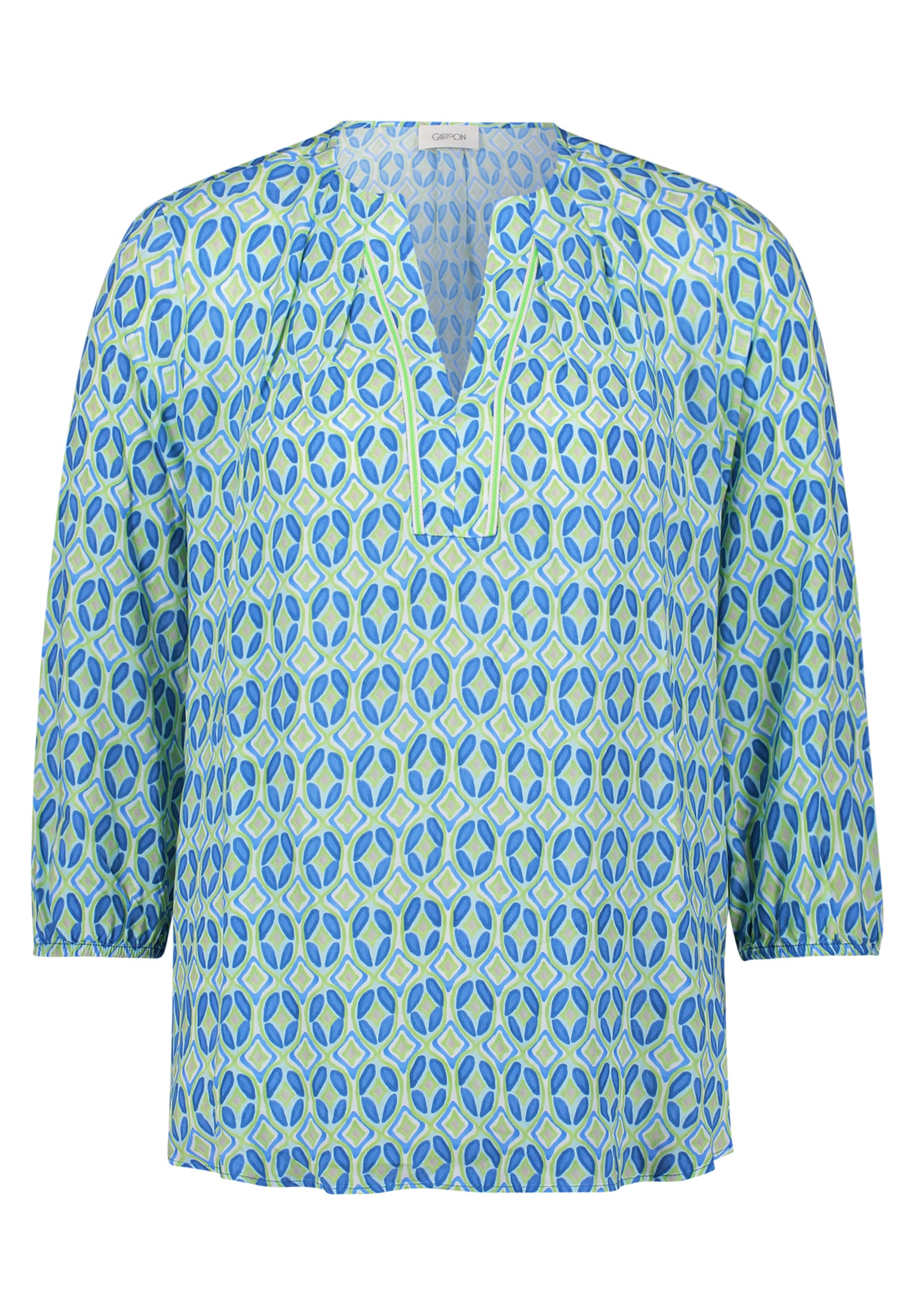 Cartoon Schlupfbluse "Cartoon Damen Casual-Bluse mit Muster" günstig online kaufen