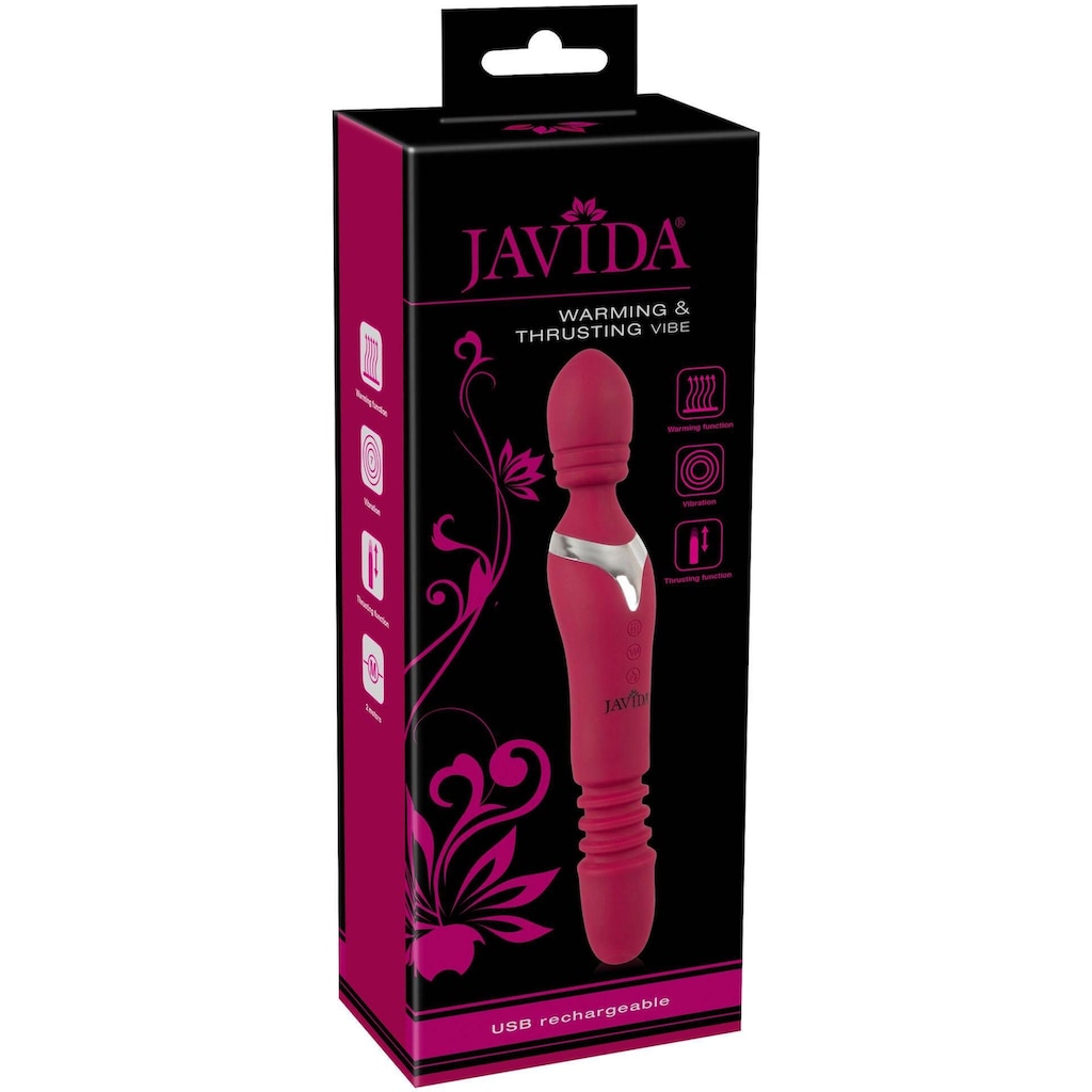 Javida Wand Massager »Javida Warming & Thrusting Vibe«