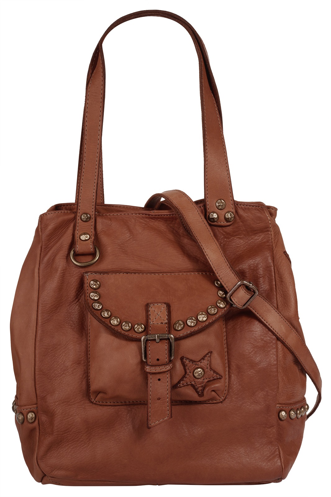 Samantha Look Shopper echt Leder, Made in Italy