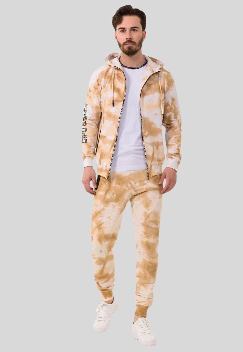 Cipo & Baxx Trainingsanzug "HOMEWEAR", 2 Stk. mit Allover-Musterung günstig online kaufen