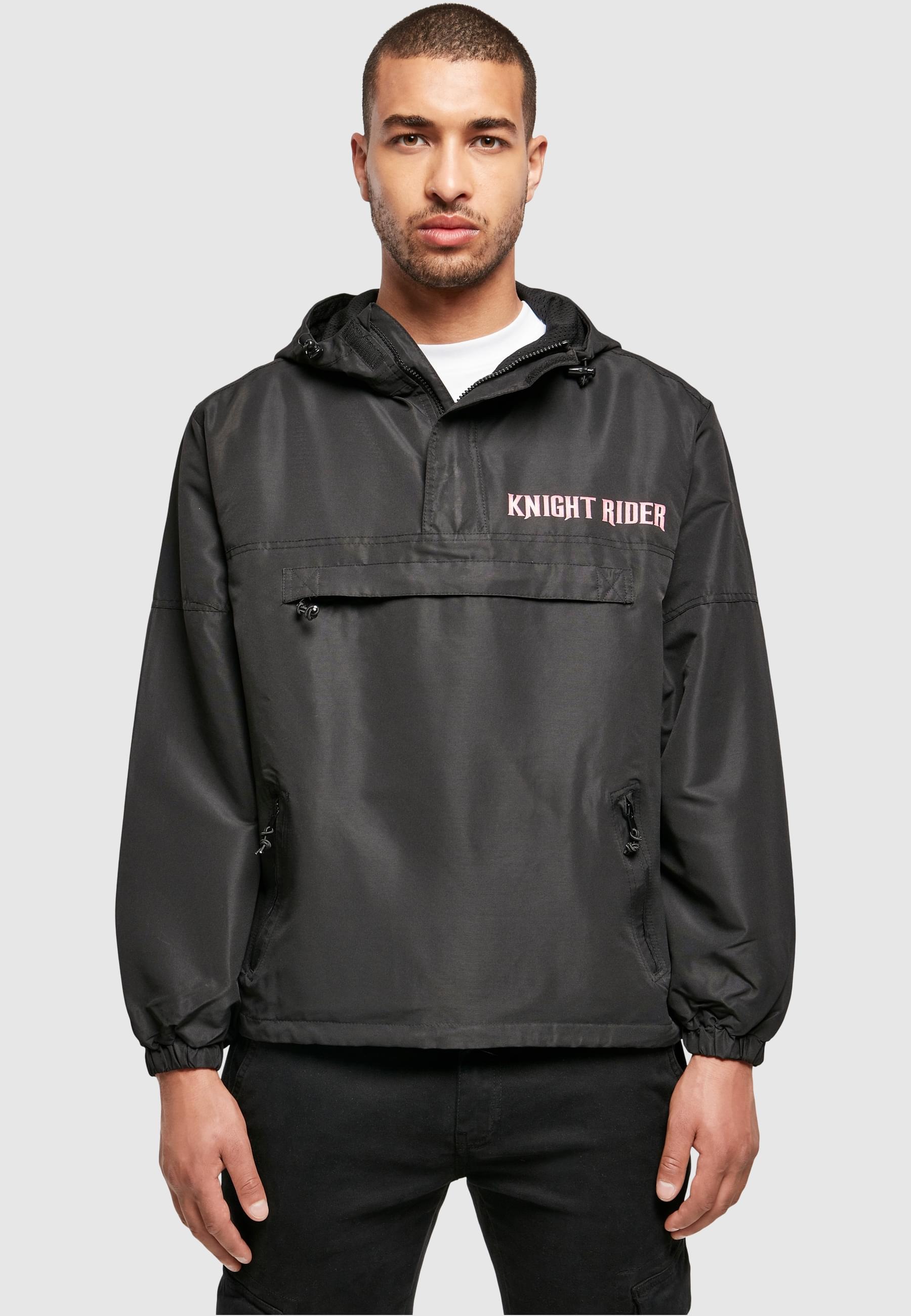 Merchcode Windbreaker »Merchcode Herren Knight Rider Summer Windbreaker«, (1 St.), mit Kapuze