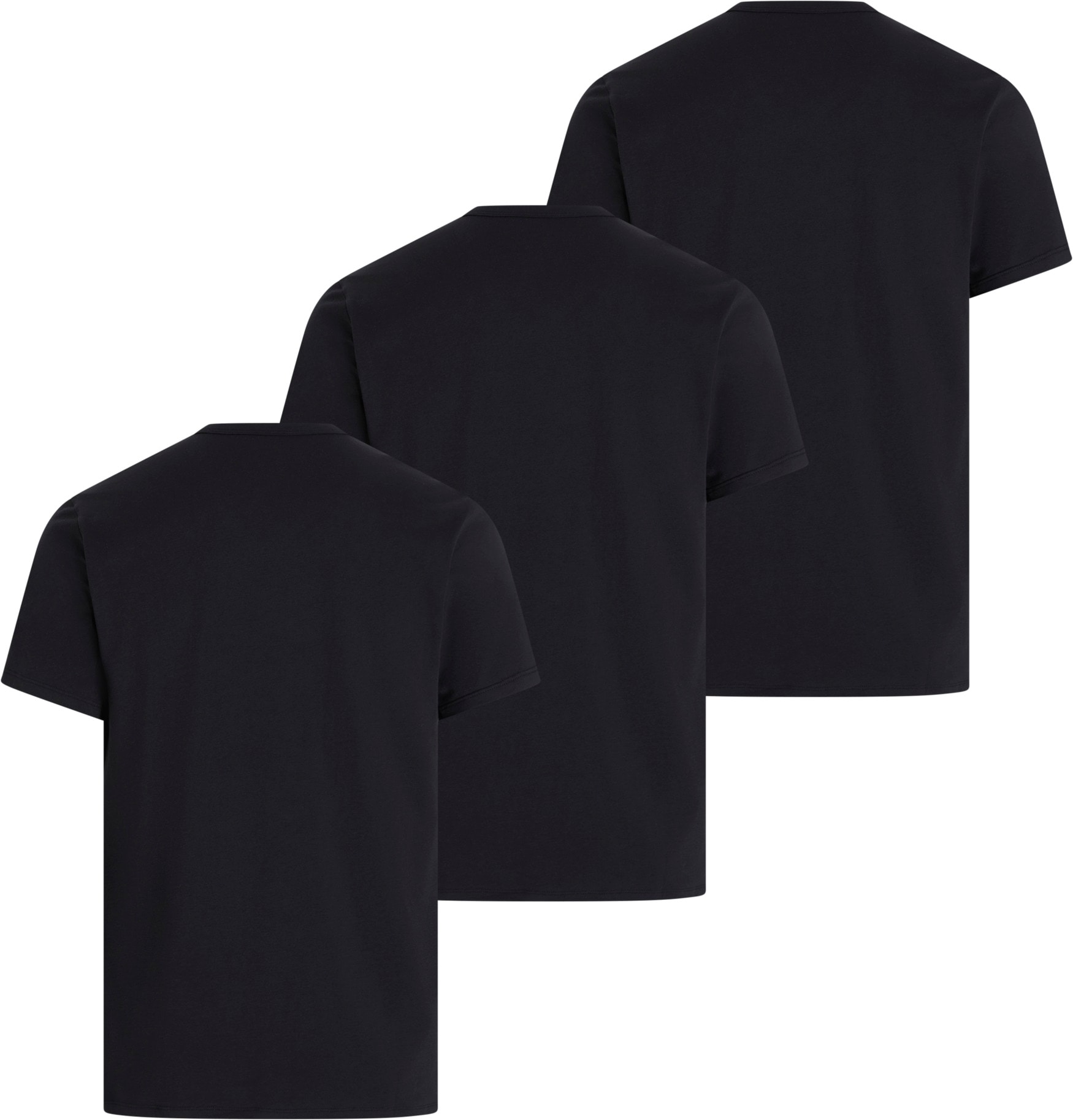 Calvin Klein Underwear T-Shirt »S/S V NECK 3PK«, (Packung, 3 tlg., 3er-Pack), mit Logo am Saum