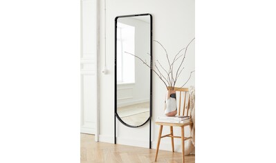 COUCH♥ Standspiegel »gebogener Standspiegel, schwarz«, (1 St.), rechteckig kaufen