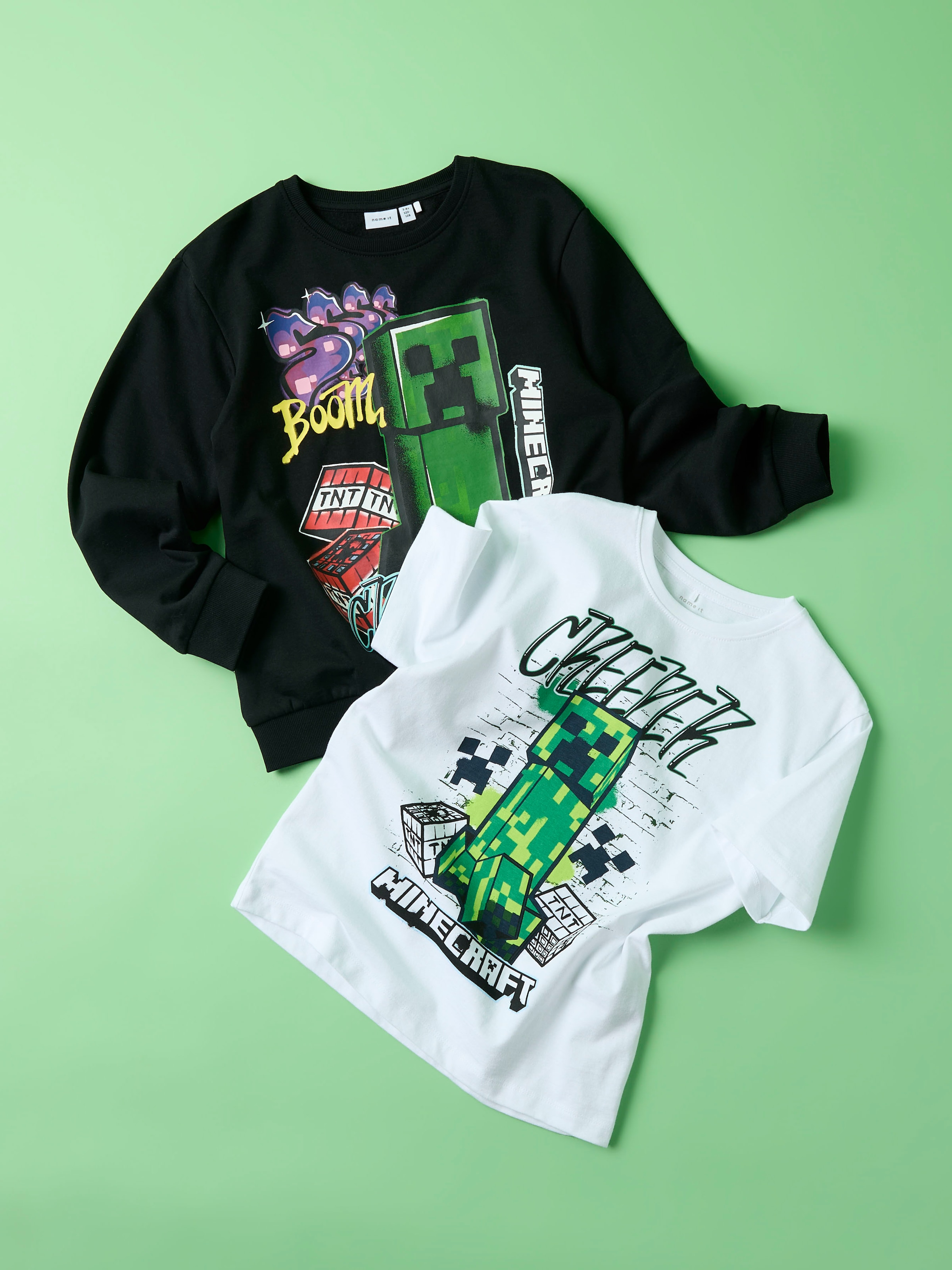 Name It T-Shirt »NKMDI MINECRAFT SS NREG TOP BOX NOOS BFU«