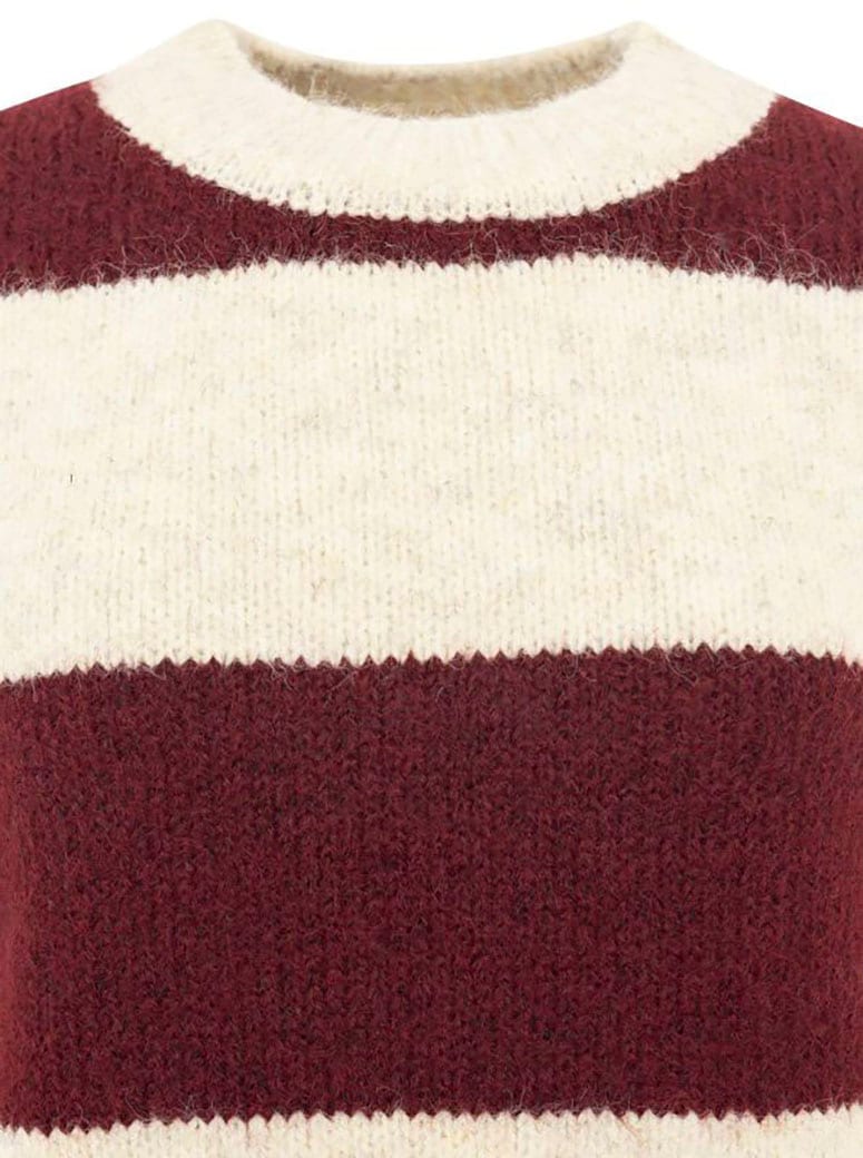 Zwillingsherz Strickpullover »"Blockstreifen"« Rundhalsausschnitt,  mit breiten Streifen und Wollanteil
