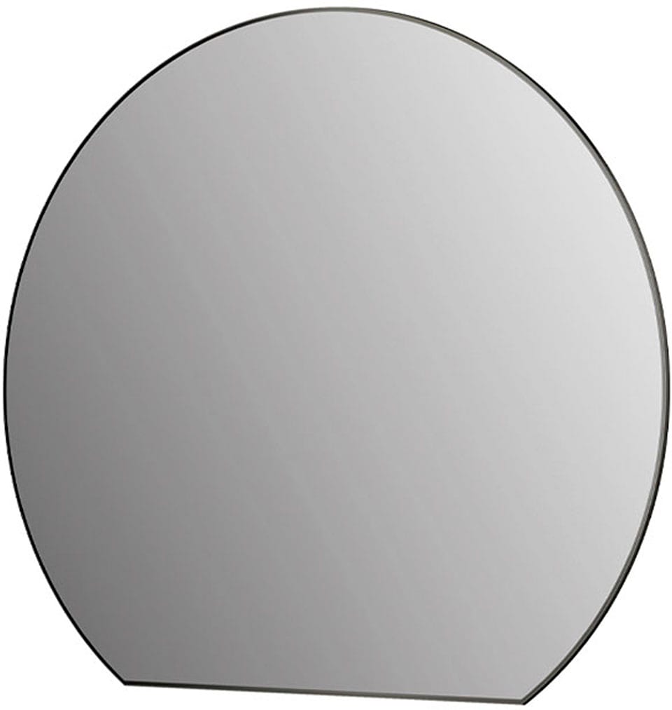Talos Badspiegel »Picasso schwarz Ø 100 cm«, hochwertiger Aluminiumrahmen