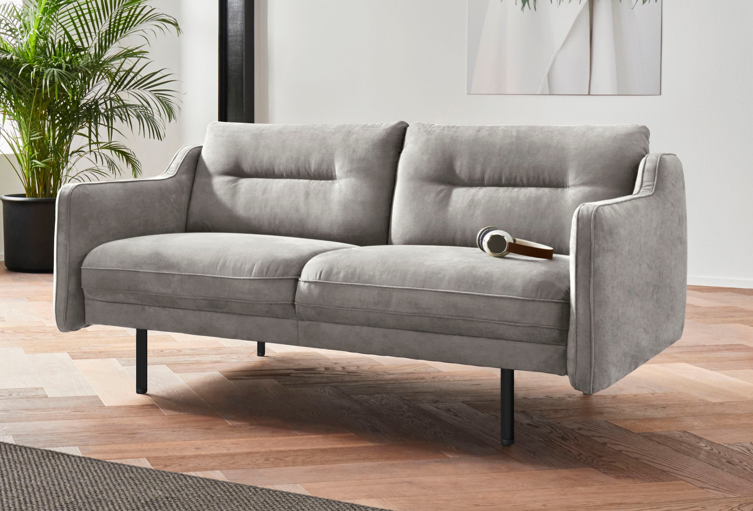 Home affaire 2-Sitzer "Nordfyn" edles Design in 3 Bezugsqualitäten, Design günstig online kaufen