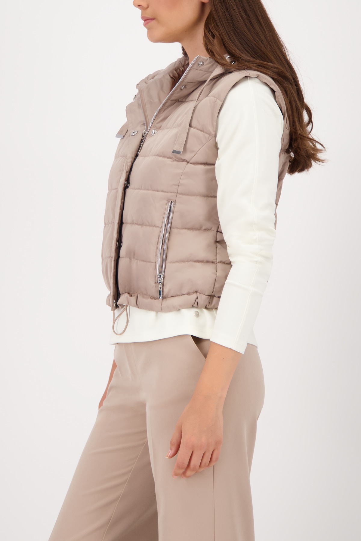 Thumbnail - Monari Steppweste "Weste Stepp" Regular fit mit Rundhalsausschnitt