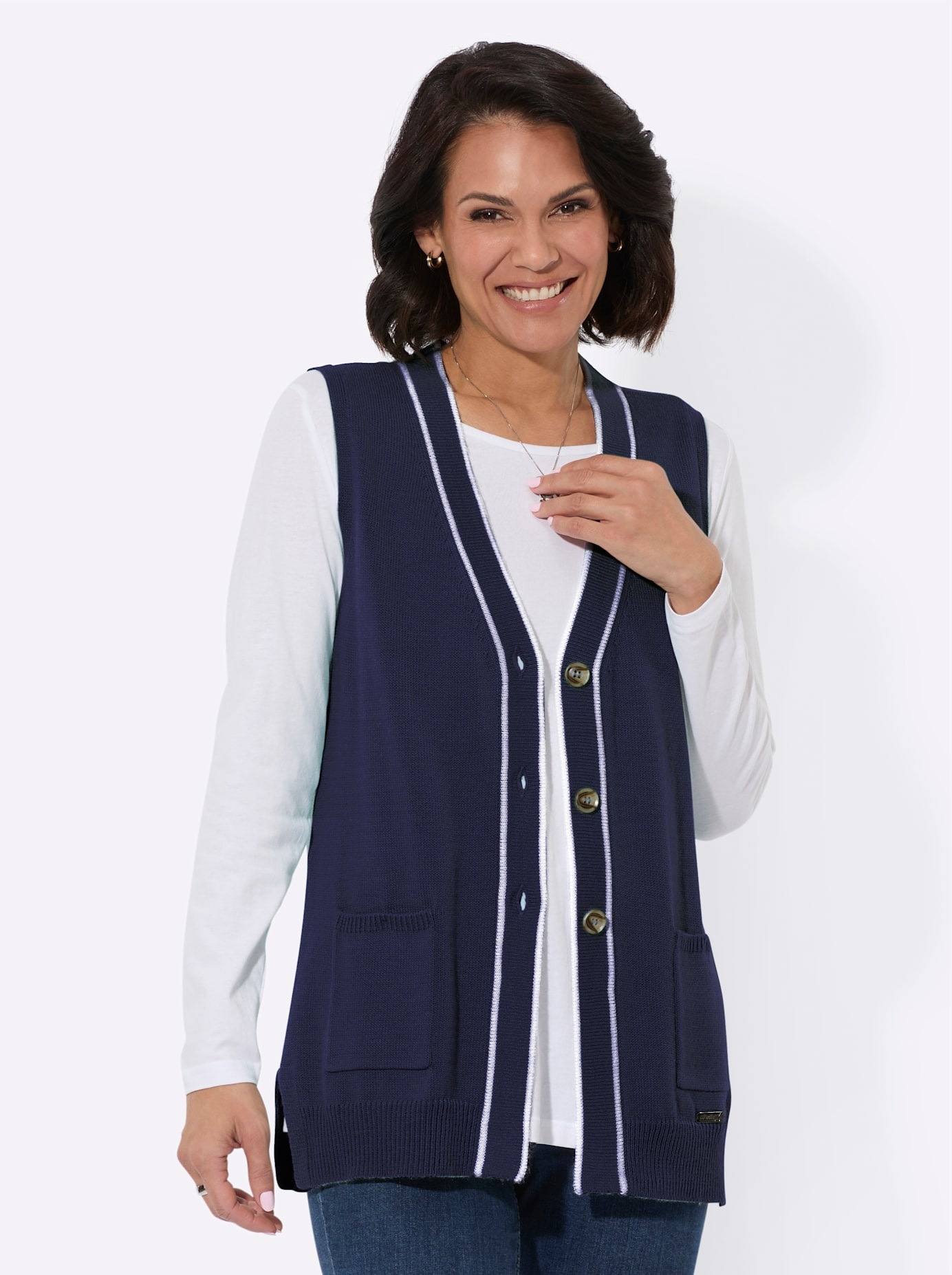 Casual Looks Strickweste günstig online kaufen