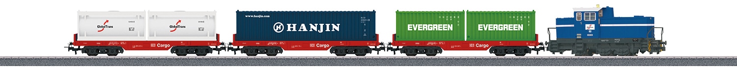 Startpackung 'Containerzug' Spur H0 Märklin 29453 Start up