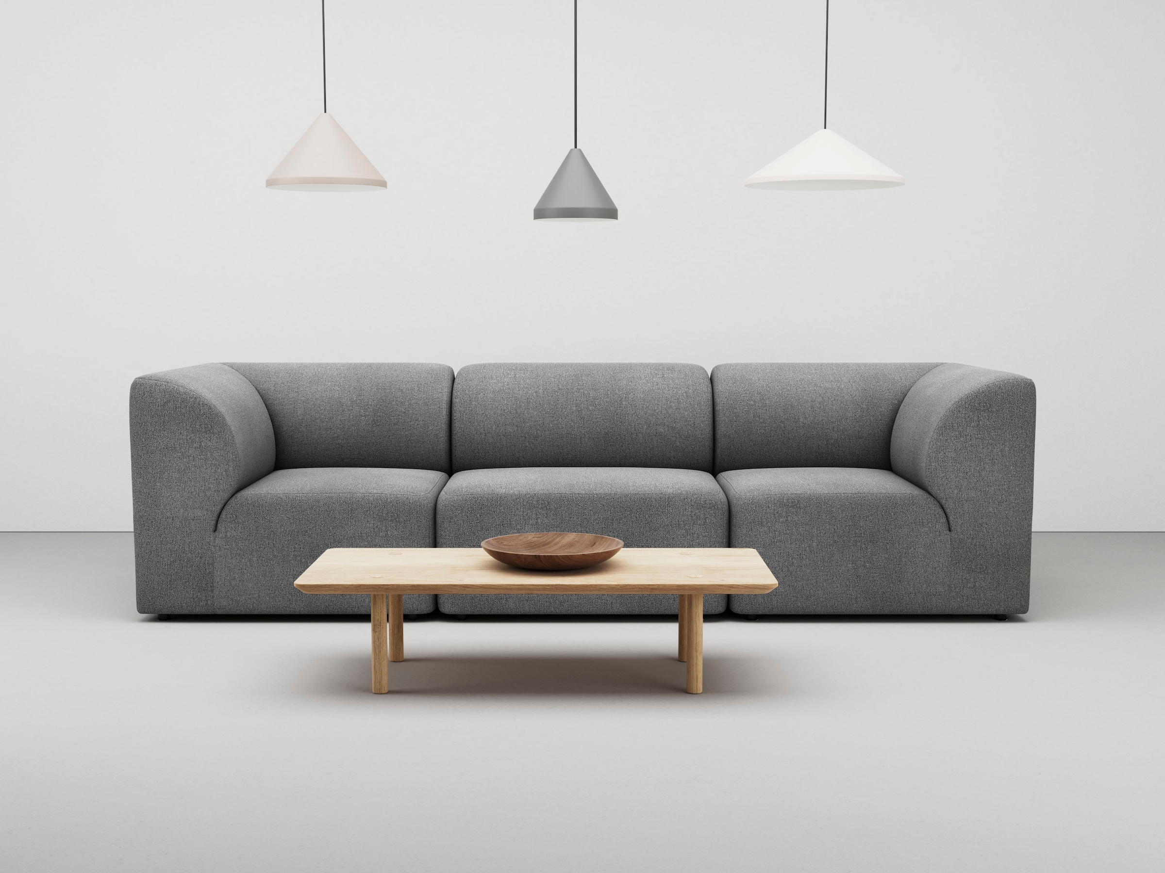 3-Sitzer »Floria«, modulares Sofa, in trendigen Farben, mit Komfortschaum-Polsterung