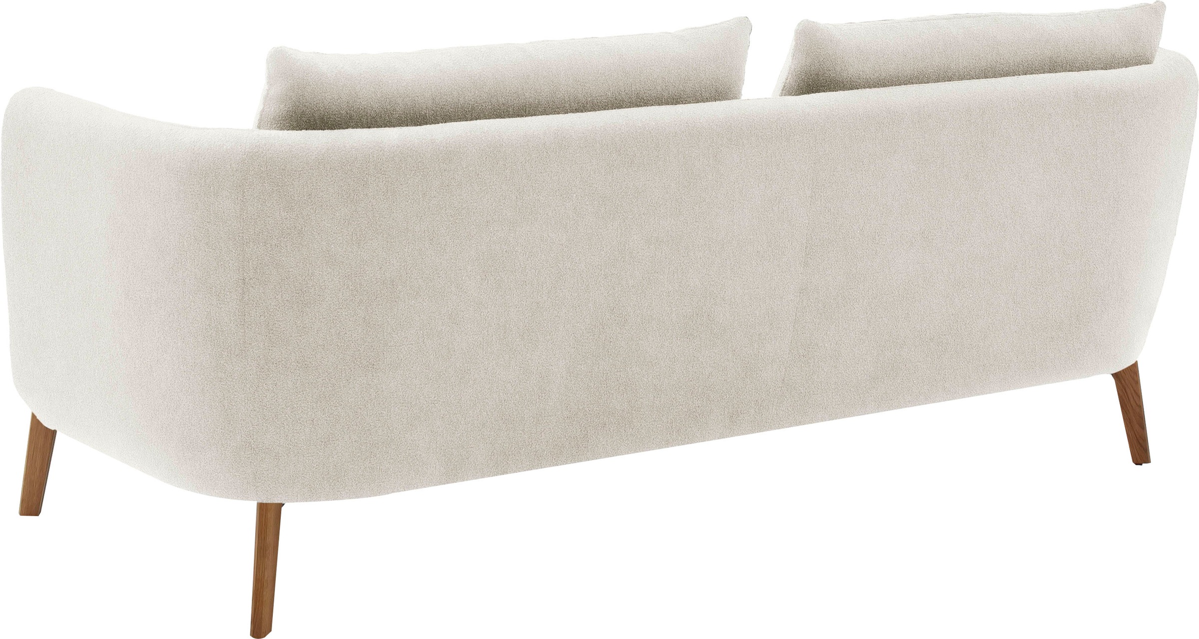 SCHÖNER WOHNEN-Kollektion 3-Sitzer »Pearl - 5 Jahre Hersteller-Garantie, auch in Bouclé«, Maße (B/H/T): 210/71/91 cm, Füße Massivholz