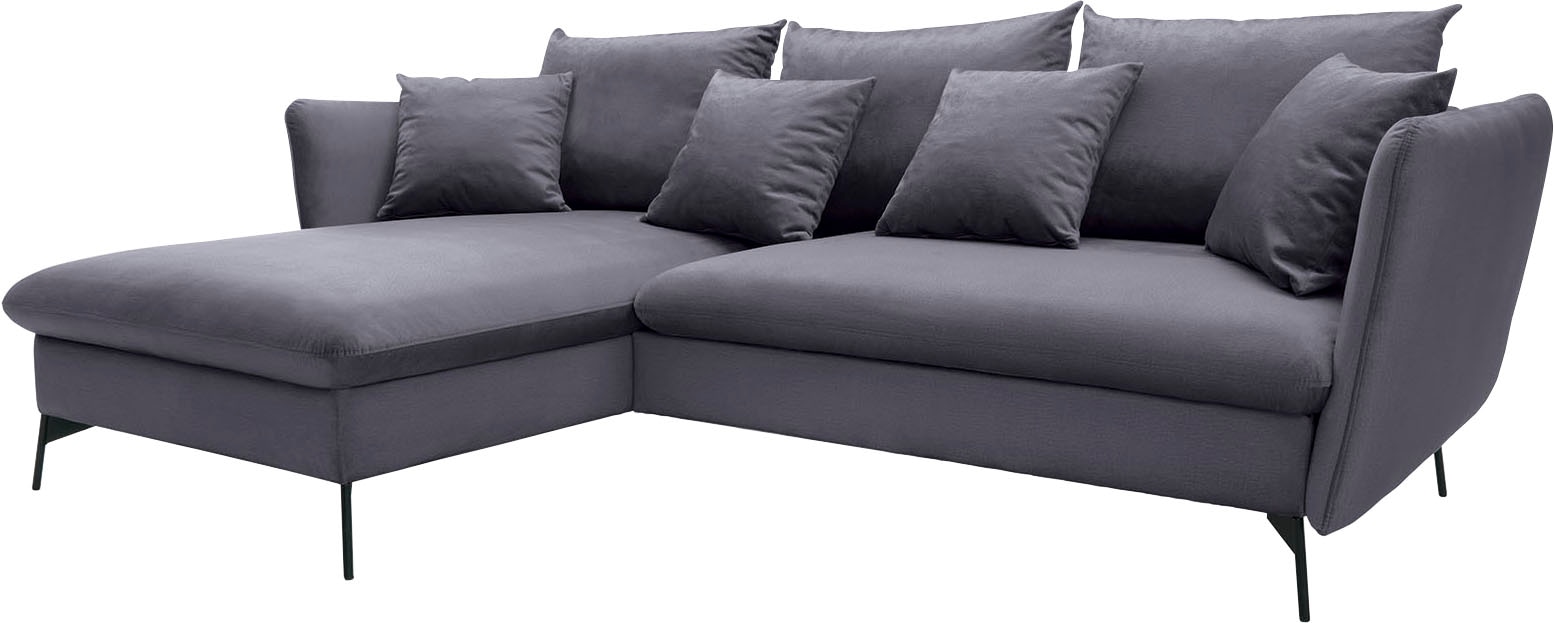 andas Ecksofa "LIVORNO,258 cm, L-Form,", Schlaffunktion u. Bettkasten (139/ günstig online kaufen