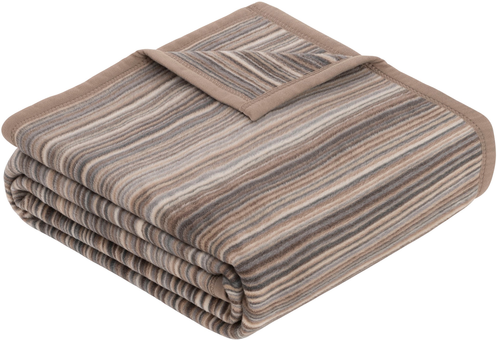 IBENA Wohndecke "Jacquard Decke Malang" mit filigranen Streifen, made in Europe